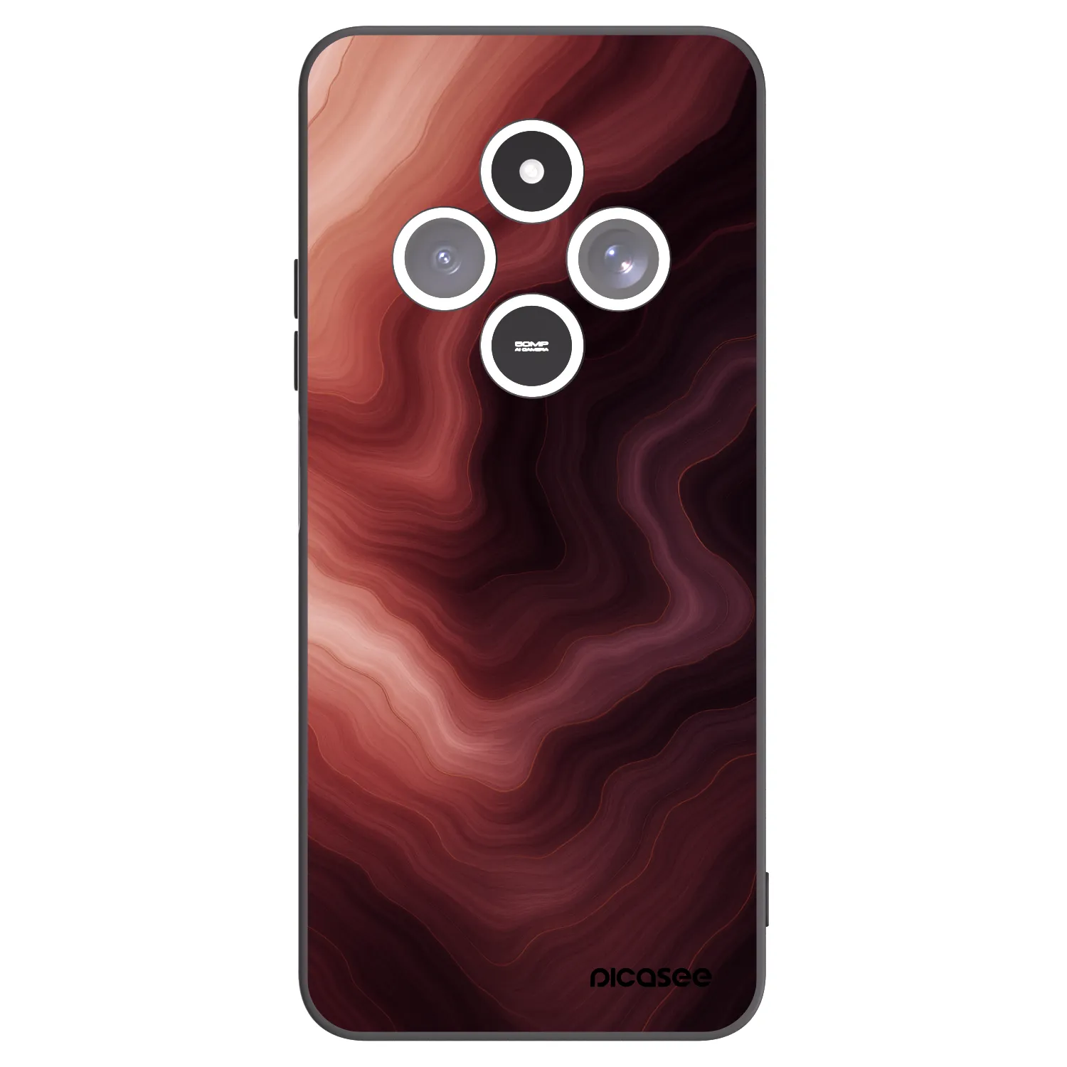 Picasee silikonový černý obal pro Xiaomi Redmi 14C - Rouge