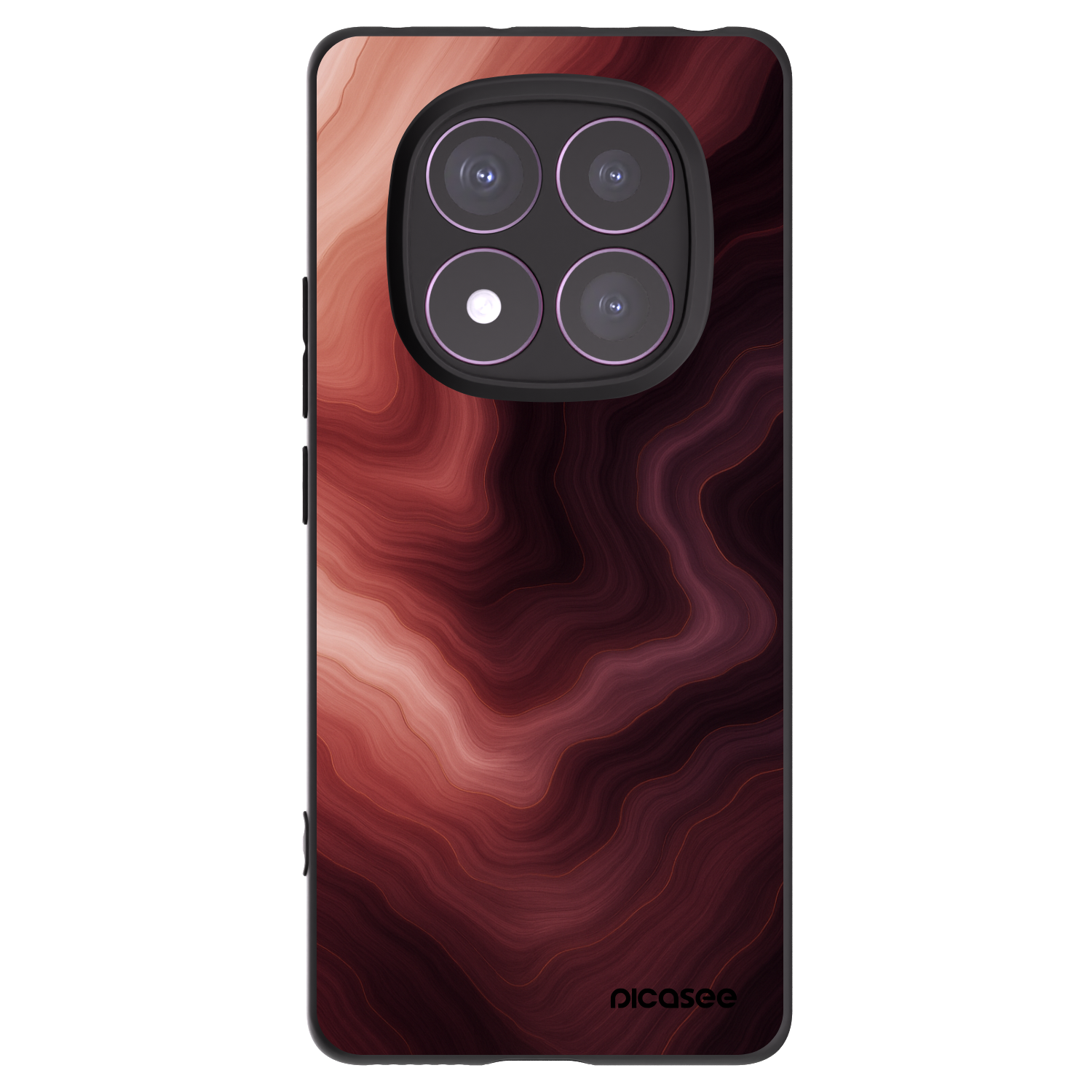 Picasee silikonový černý obal pro Xiaomi Redmi Note 14 Pro 4G - Rouge