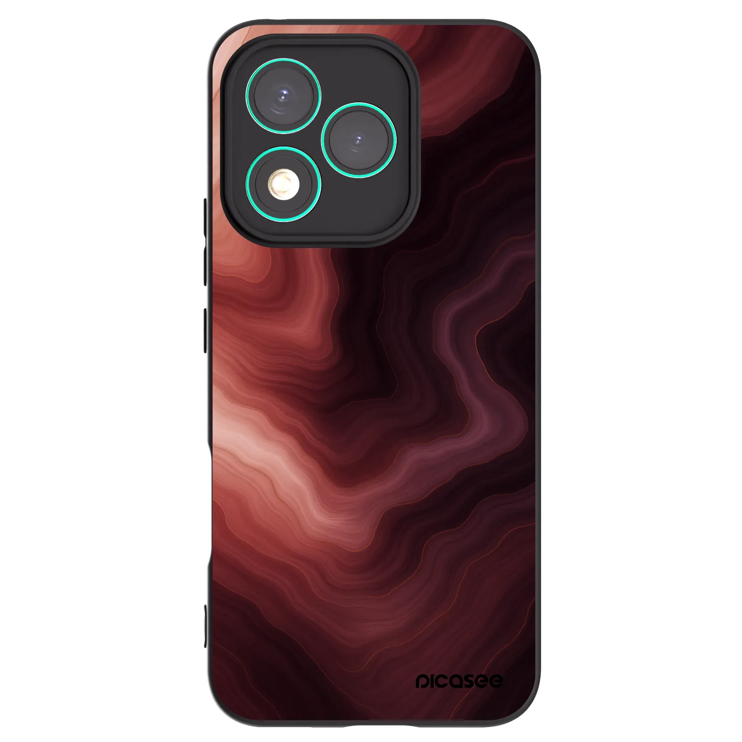 Picasee silikonový černý obal pro Honor 400 Lite 5G - Rouge