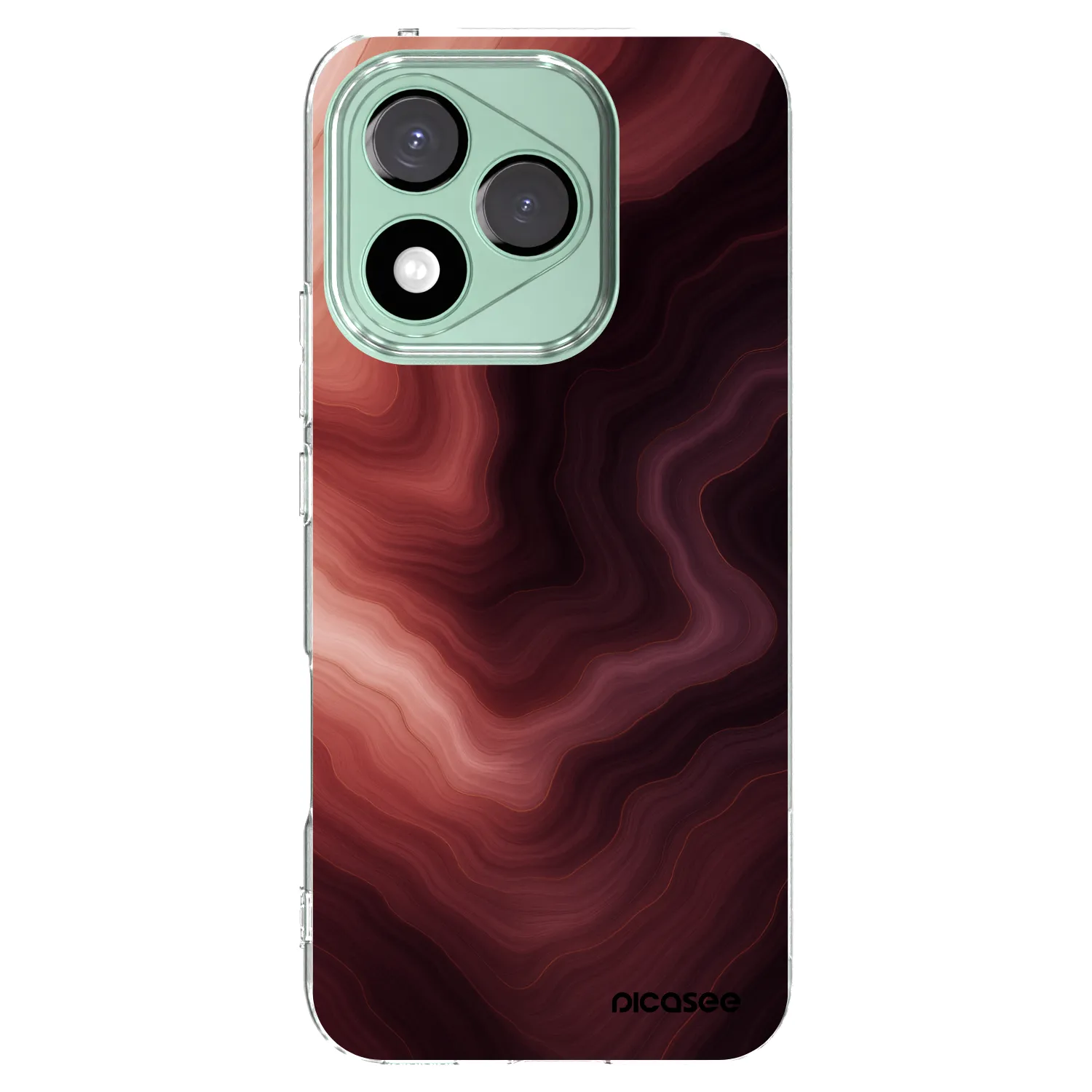 Picasee silikonový průhledný obal pro Honor 400 Lite 5G - Rouge