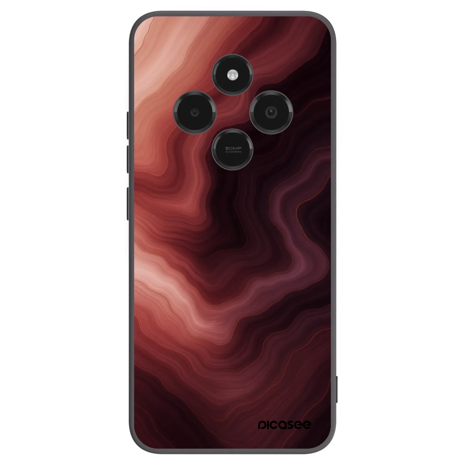 Picasee silikonový černý obal pro Xiaomi Poco C75 - Rouge