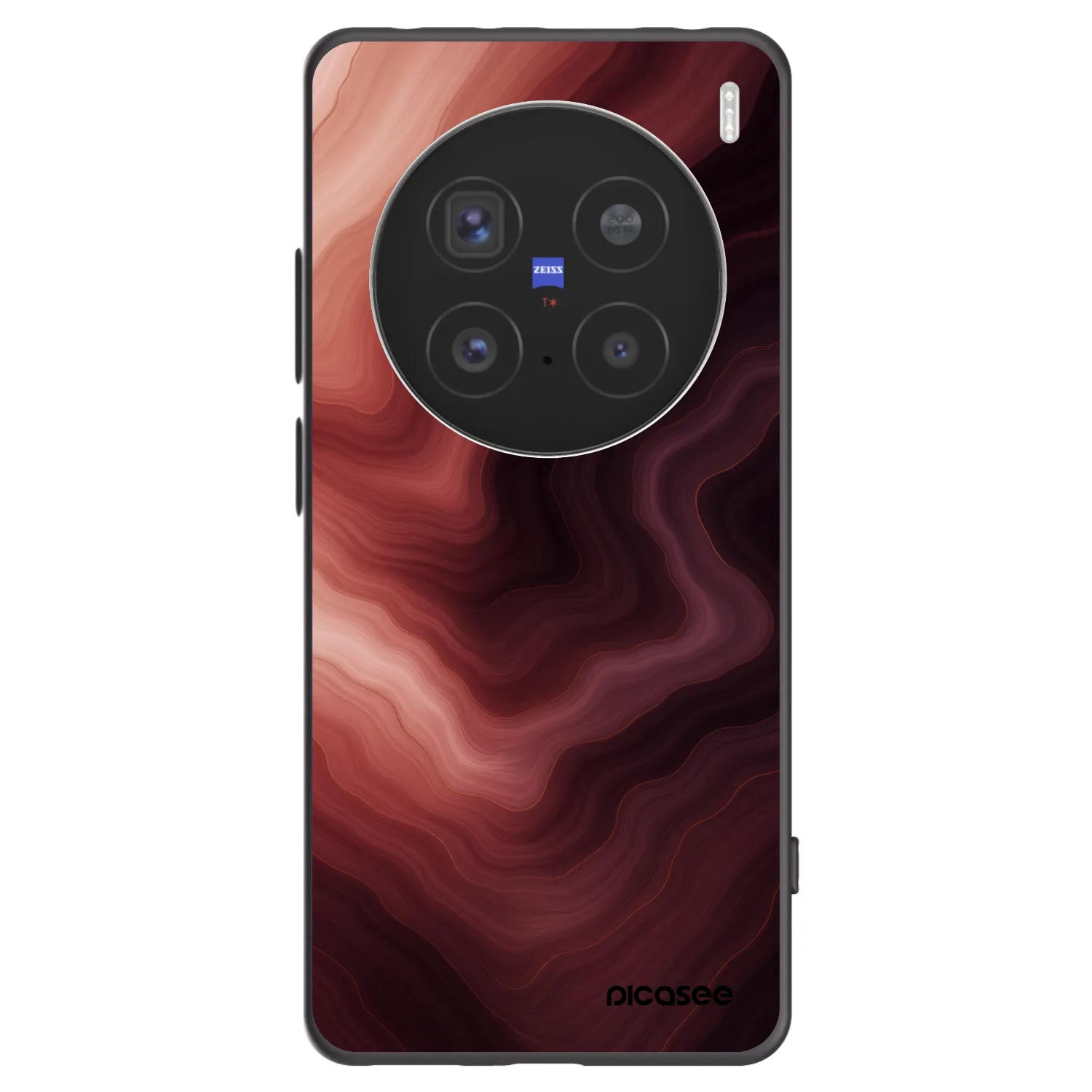 Picasee silikonový černý obal pro Vivo X200 Pro - Rouge