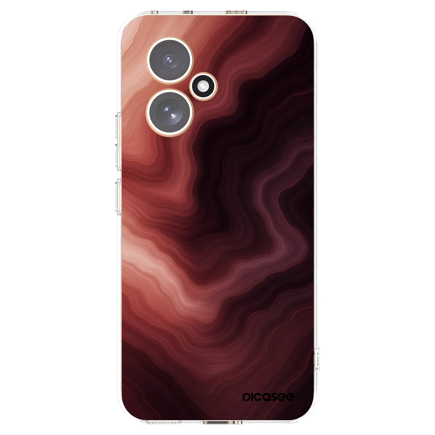 Picasee silikonový průhledný obal pro Honor 400 5G - Rouge