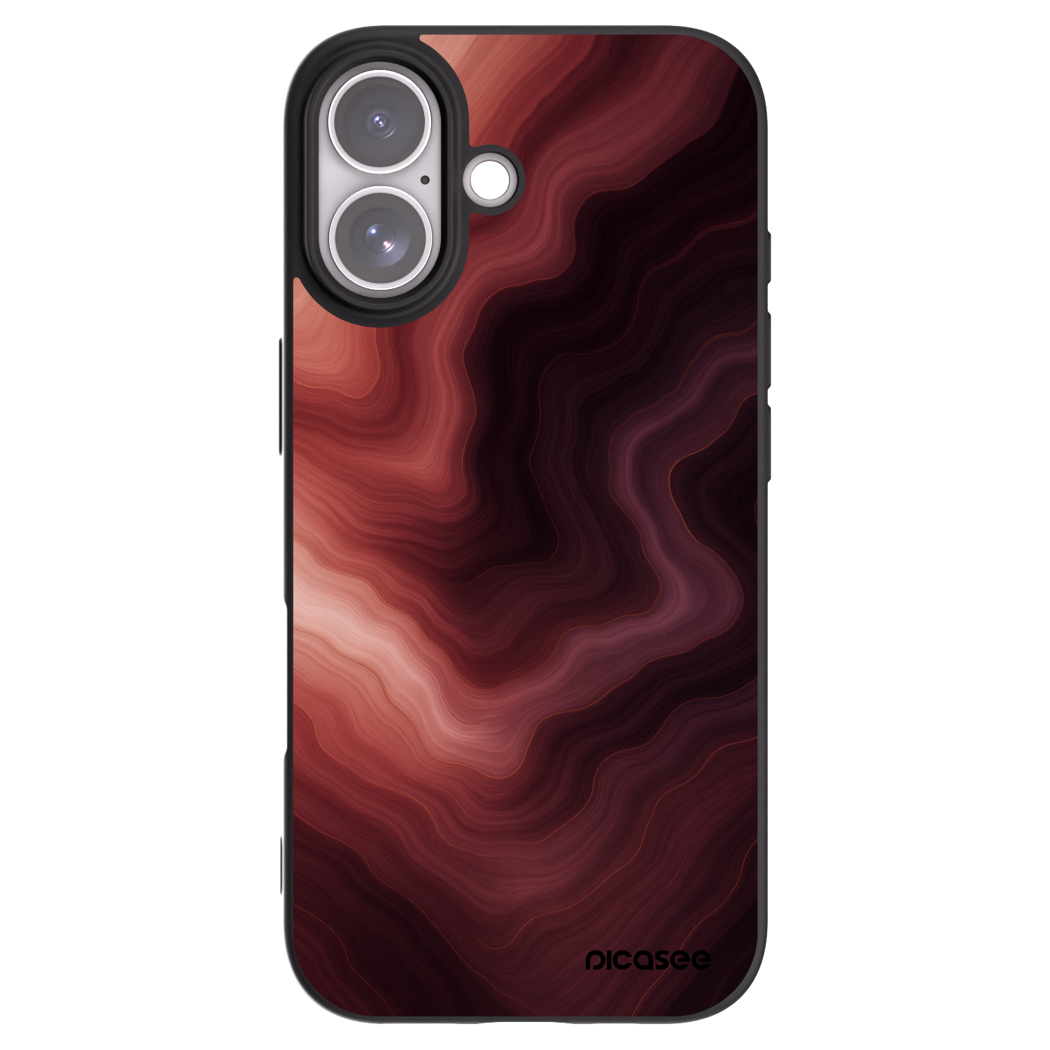 Picasee silikonový černý obal pro Apple iPhone 17 - Rouge
