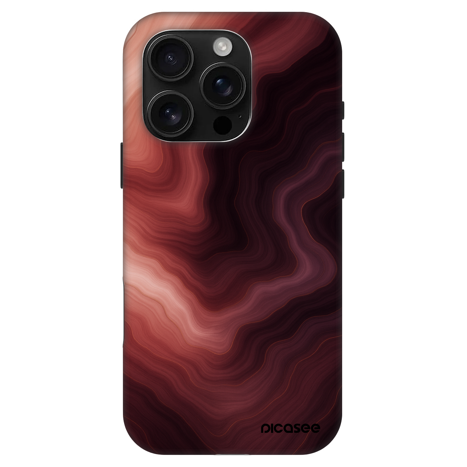 Picasee Fashion Case MagSafe Apple iPhone 16 Pro - Rouge