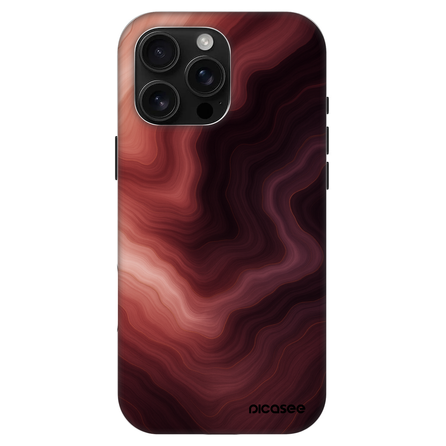 Picasee Fashion Case MagSafe Apple iPhone 16 Pro Max - Rouge