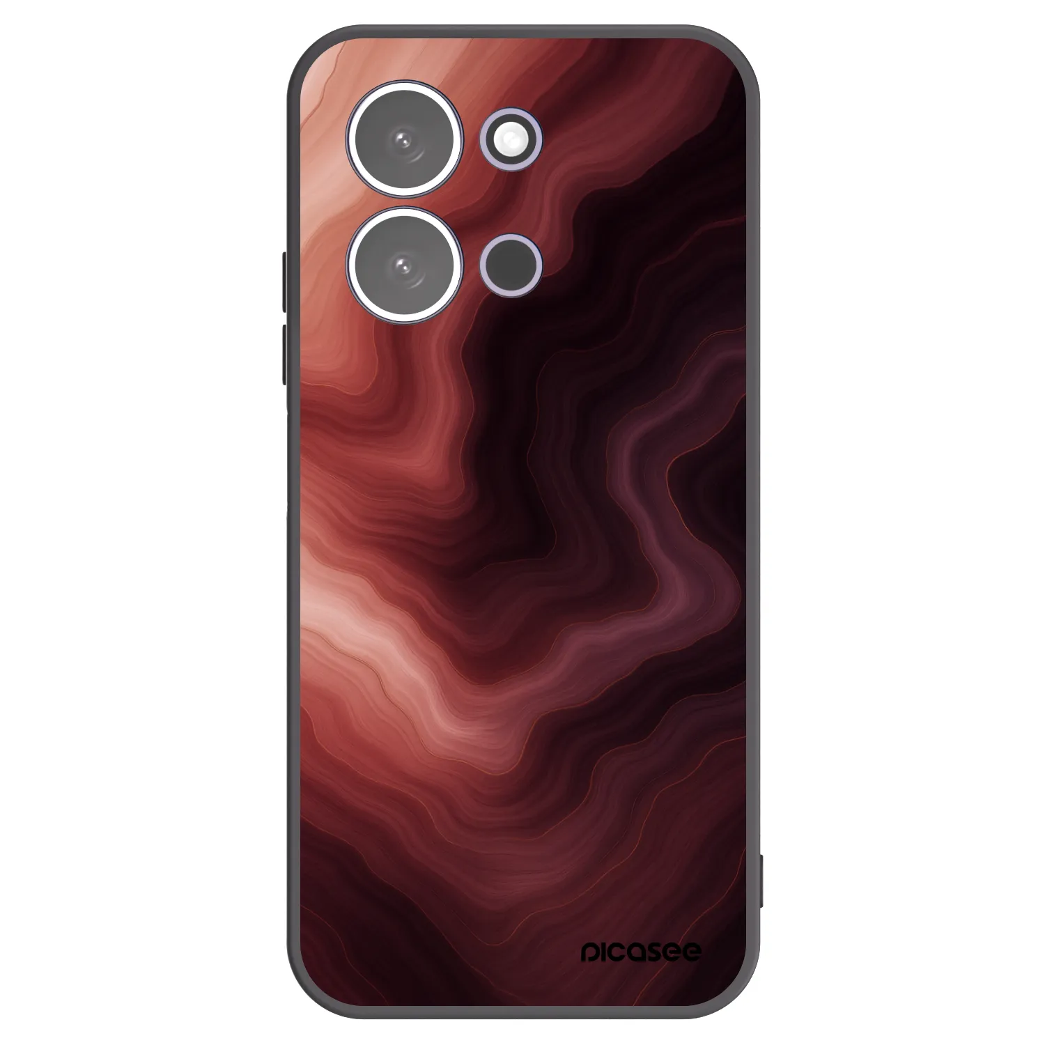 Picasee silikonový černý obal pro Xiaomi Redmi 15C 5G - Rouge