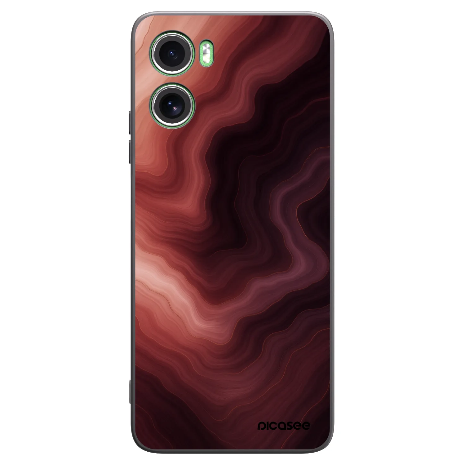 Picasee silikonový černý obal pro Motorola Moto G06 - Rouge