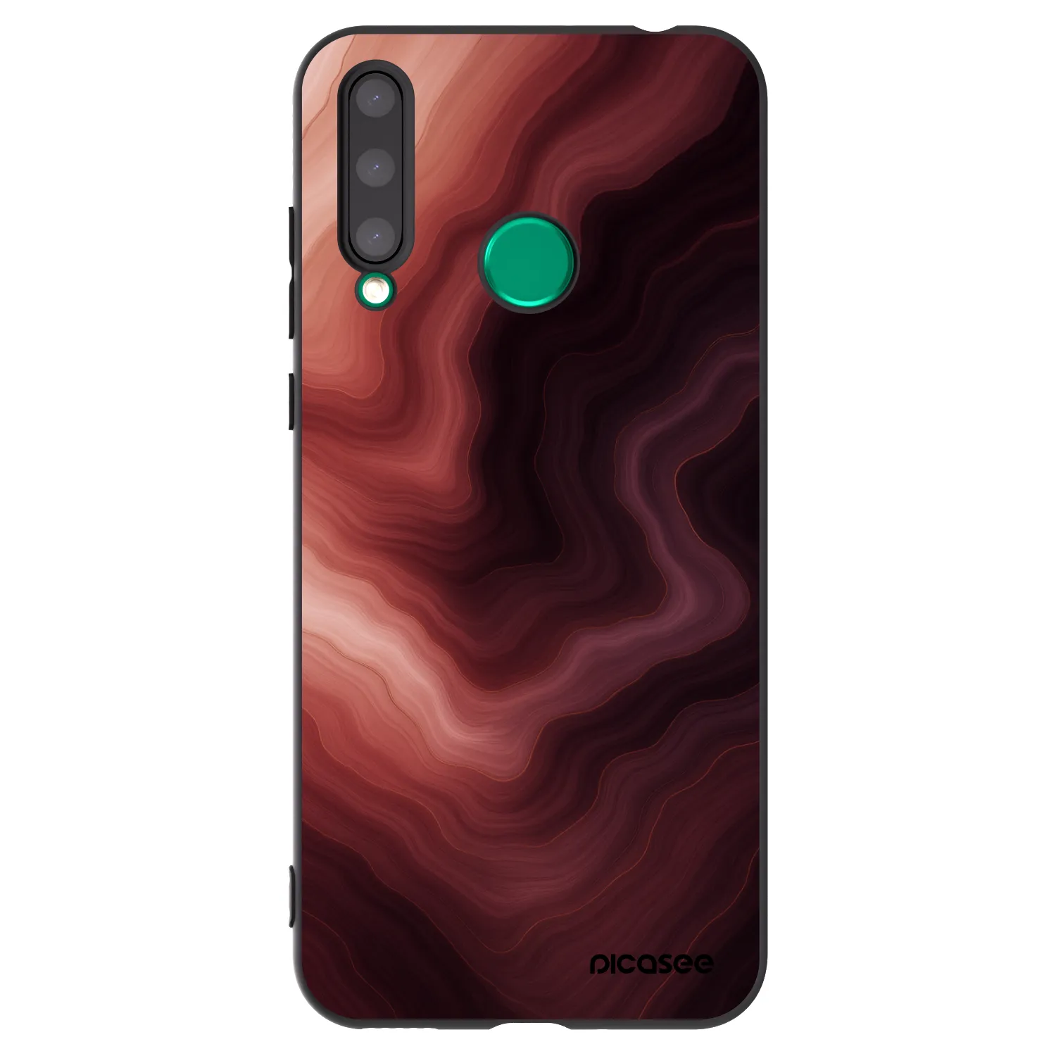 Picasee silikonový černý obal pro Honor 20 Lite - Rouge