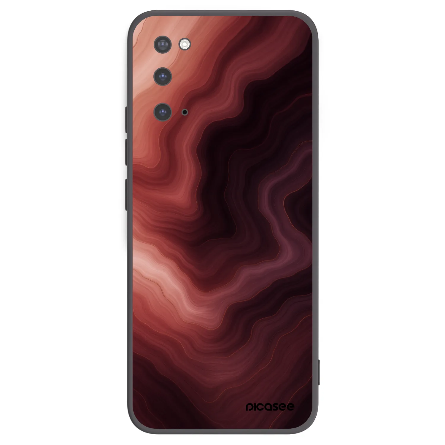Picasee silikonový černý obal pro Samsung Galaxy S20 G980F - Rouge