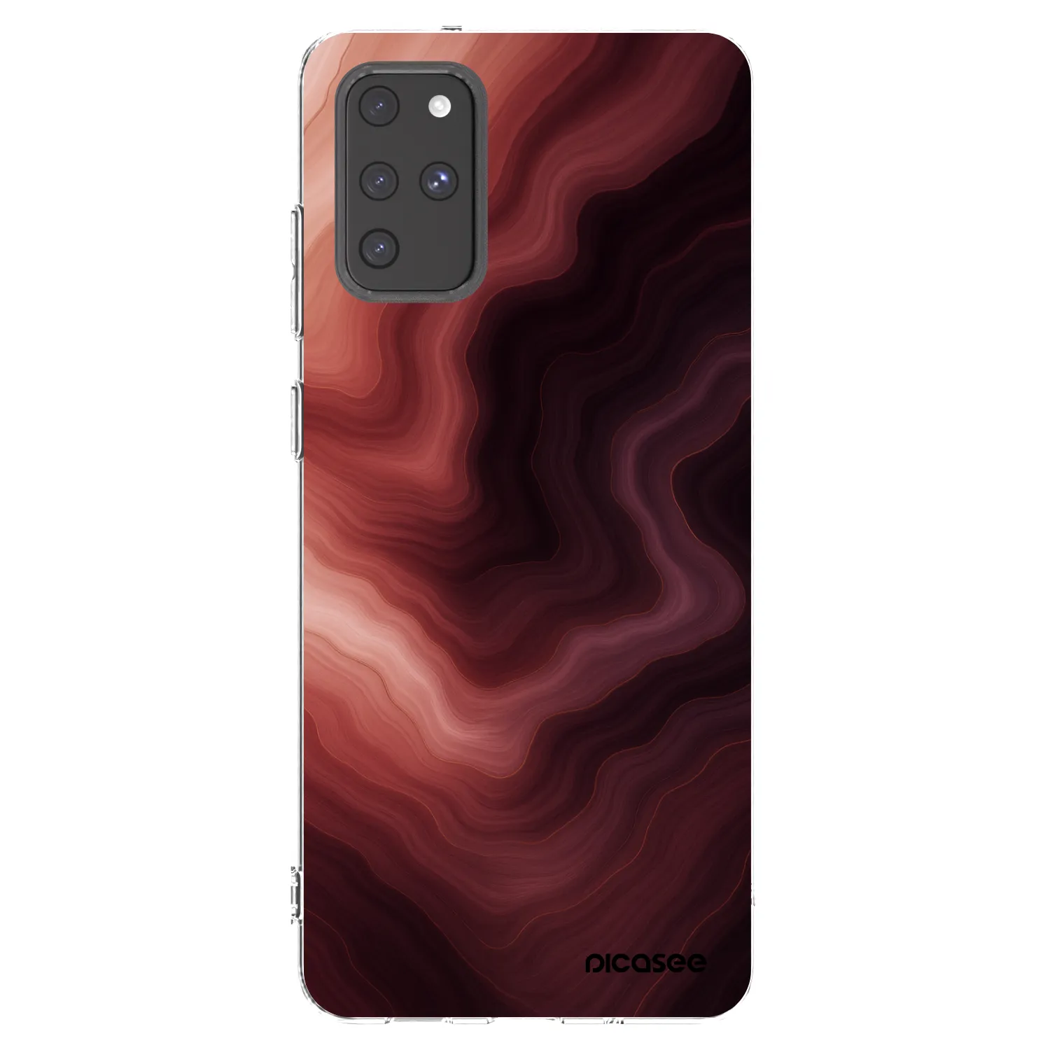 Picasee silikonový průhledný obal pro Samsung Galaxy S20+ G985F - Rouge