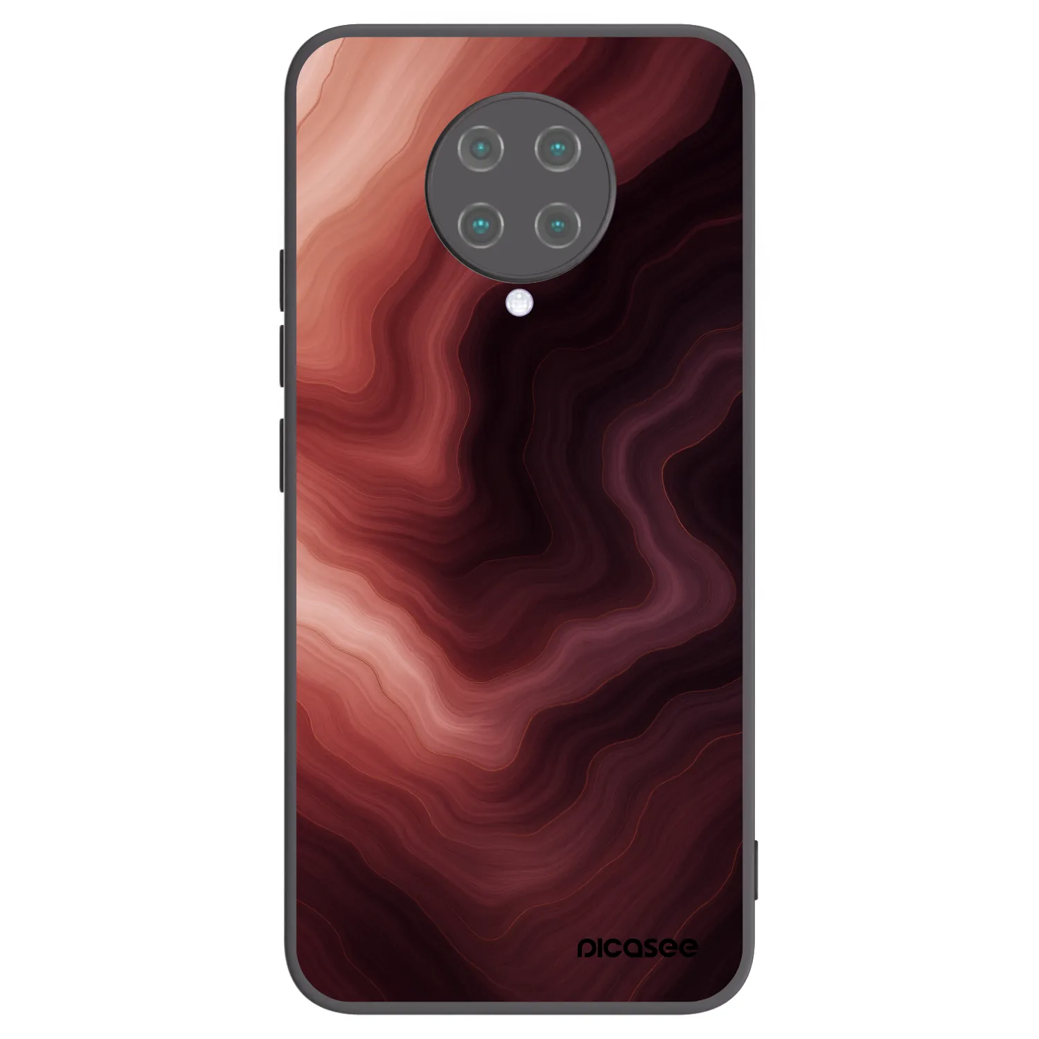 Picasee silikonový černý obal pro Xiaomi Poco F2 Pro - Rouge