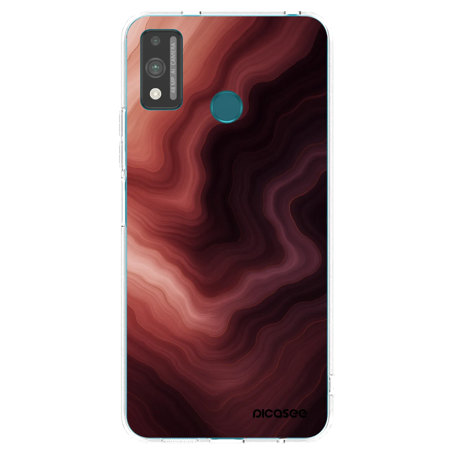 Picasee silikonový průhledný obal pro Honor 9X Lite - Rouge