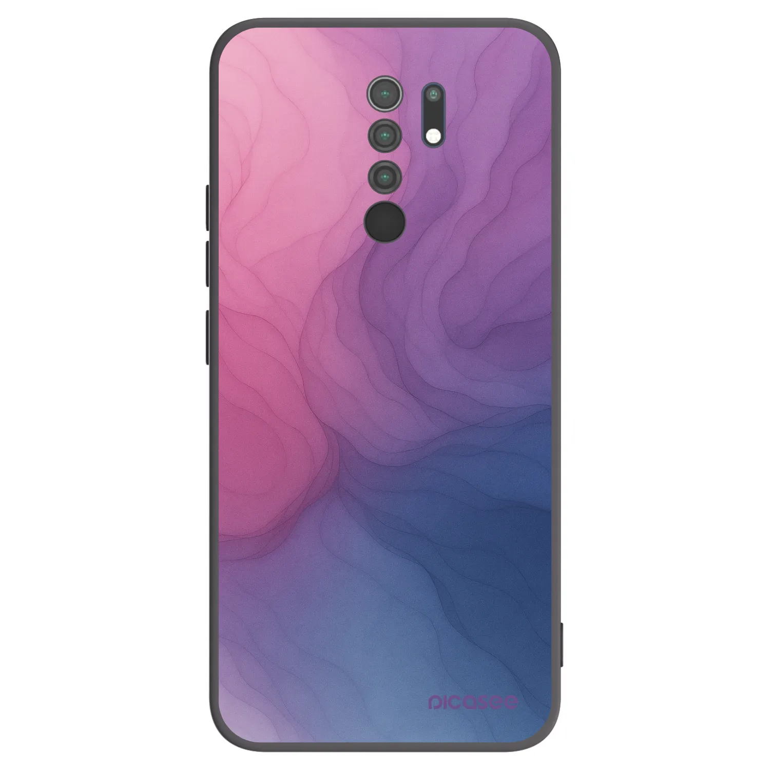 Picasee silikonový černý obal pro Xiaomi Redmi 9 - Silk