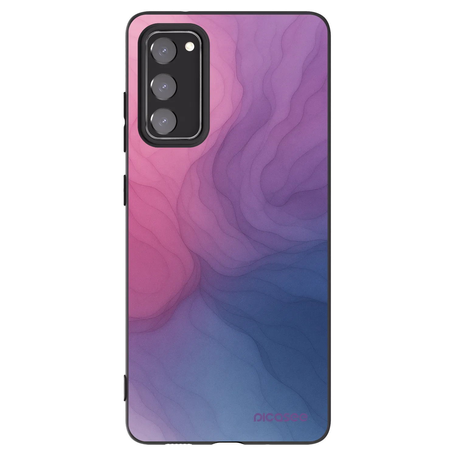 Picasee silikonový černý obal pro Samsung Galaxy S20 FE - Silk