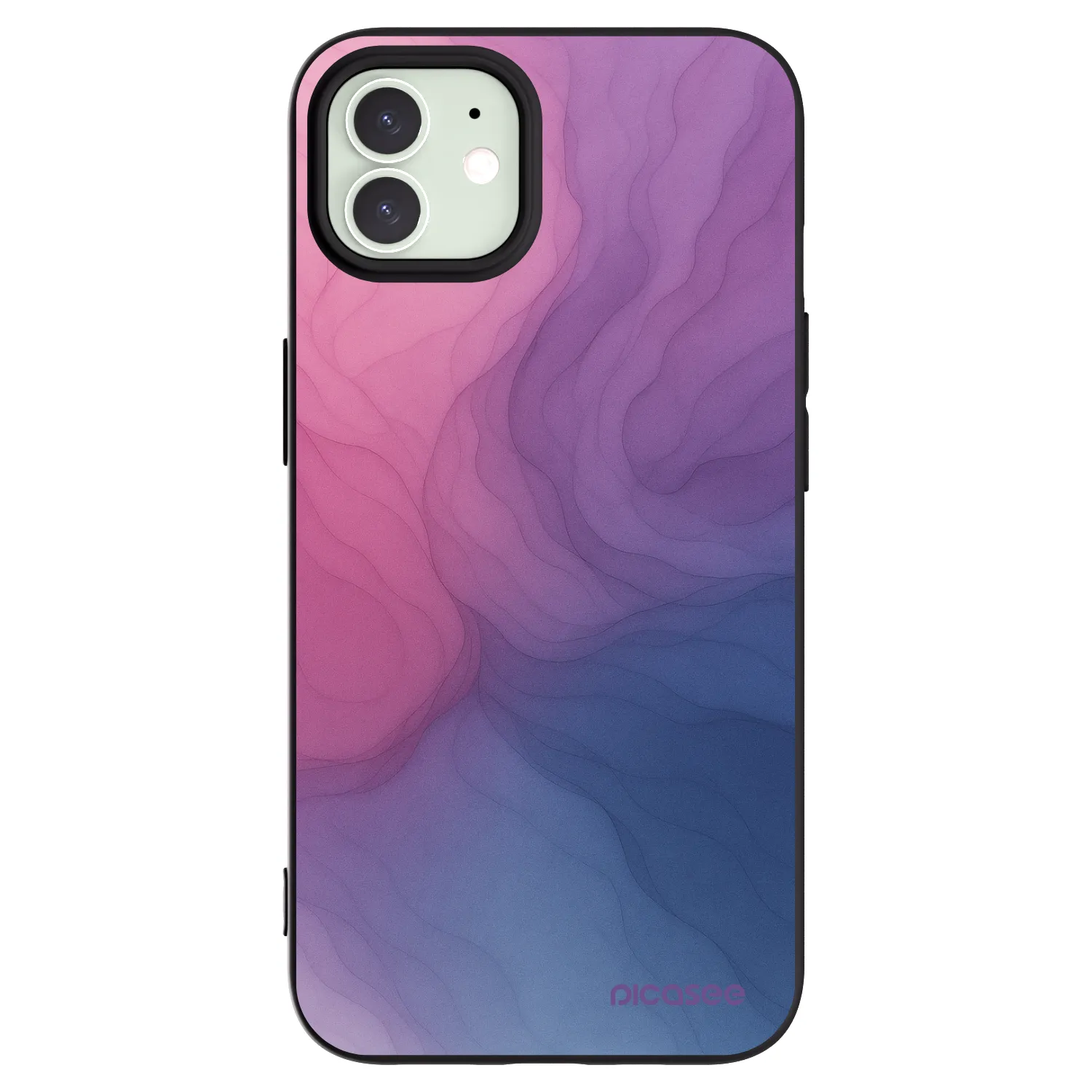 Picasee silikonový černý obal pro Apple iPhone 12 Pro - Silk