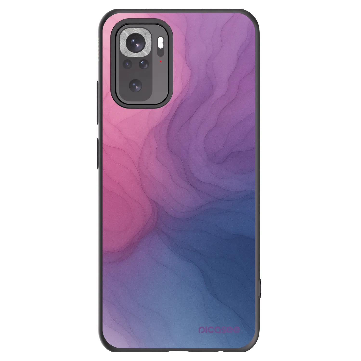 Picasee silikonový černý obal pro Xiaomi Redmi Note 10 - Silk