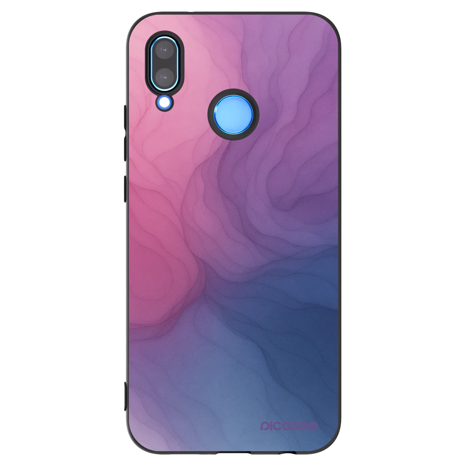 Picasee silikonový černý obal pro Huawei P20 Lite - Silk