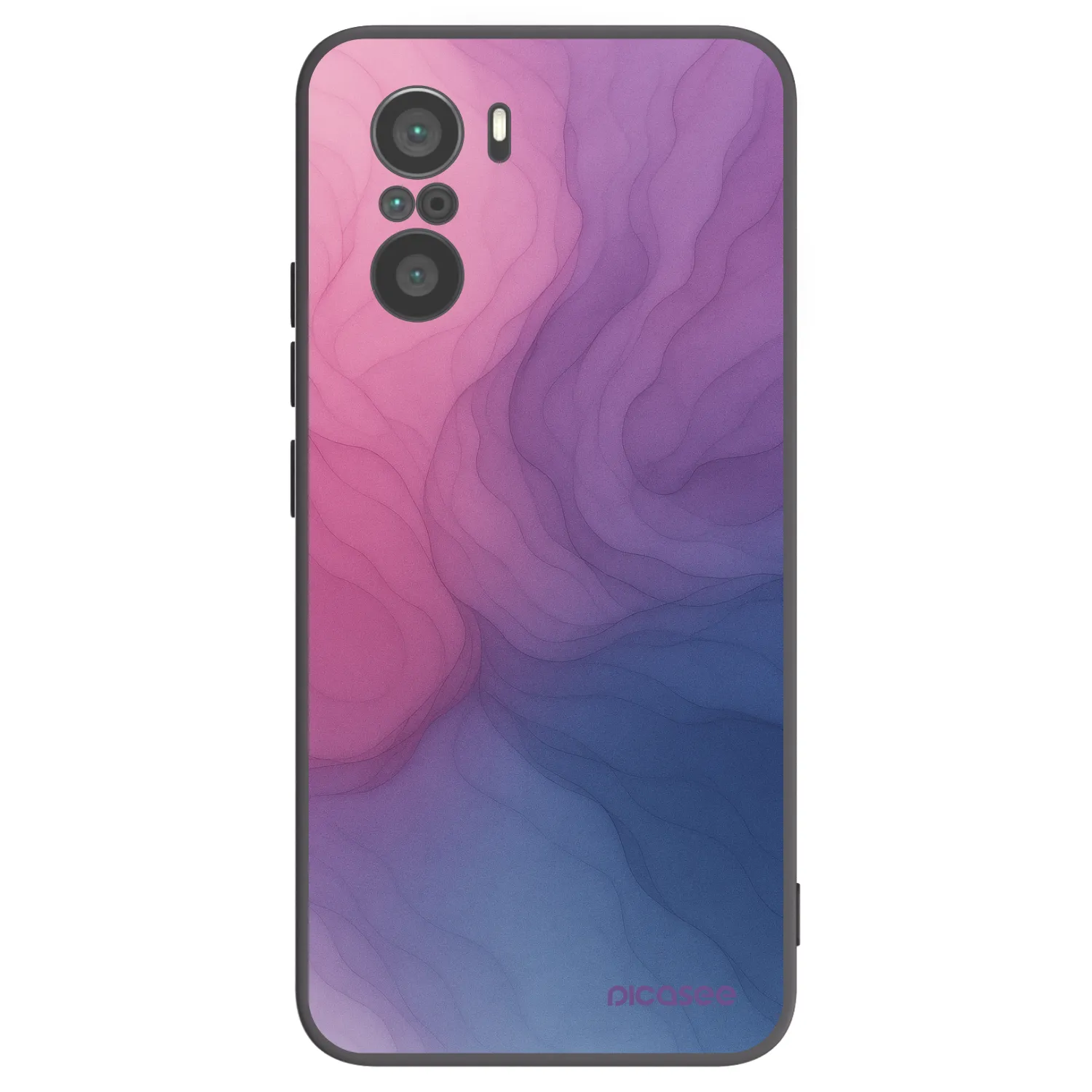 Picasee silikonový černý obal pro Xiaomi Poco F3 - Silk