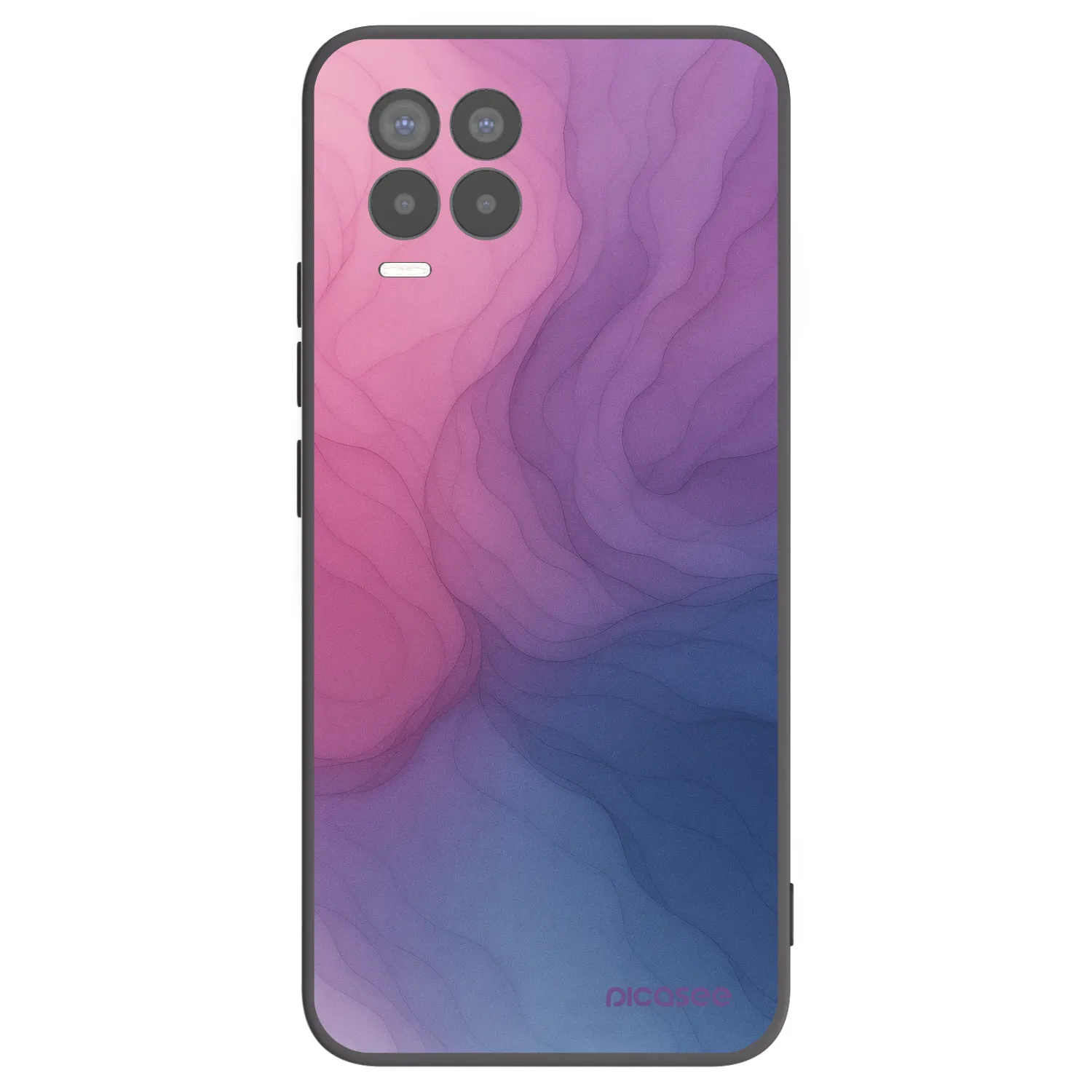 Picasee silikonový černý obal pro Realme 8 4G - Silk