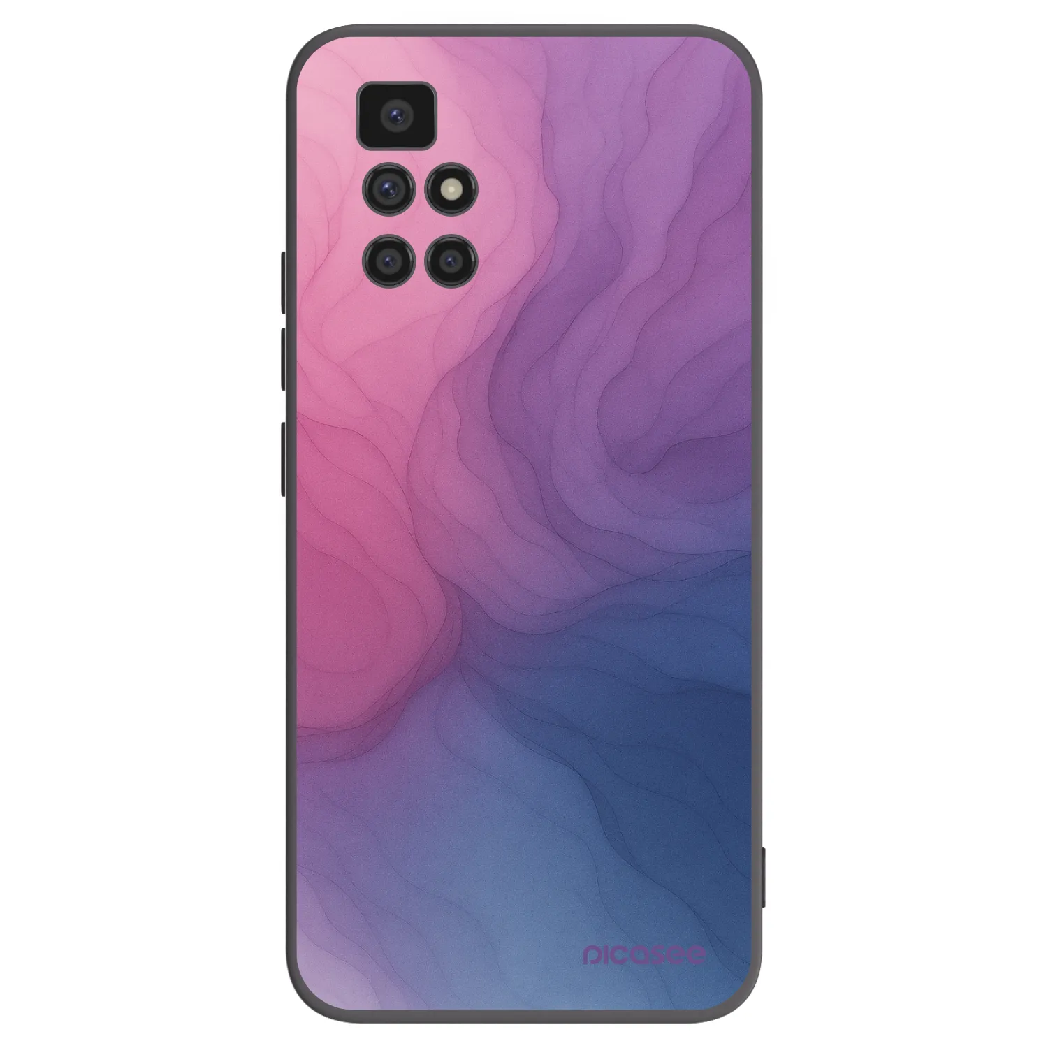 Picasee silikonový černý obal pro Xiaomi Redmi 10 - Silk