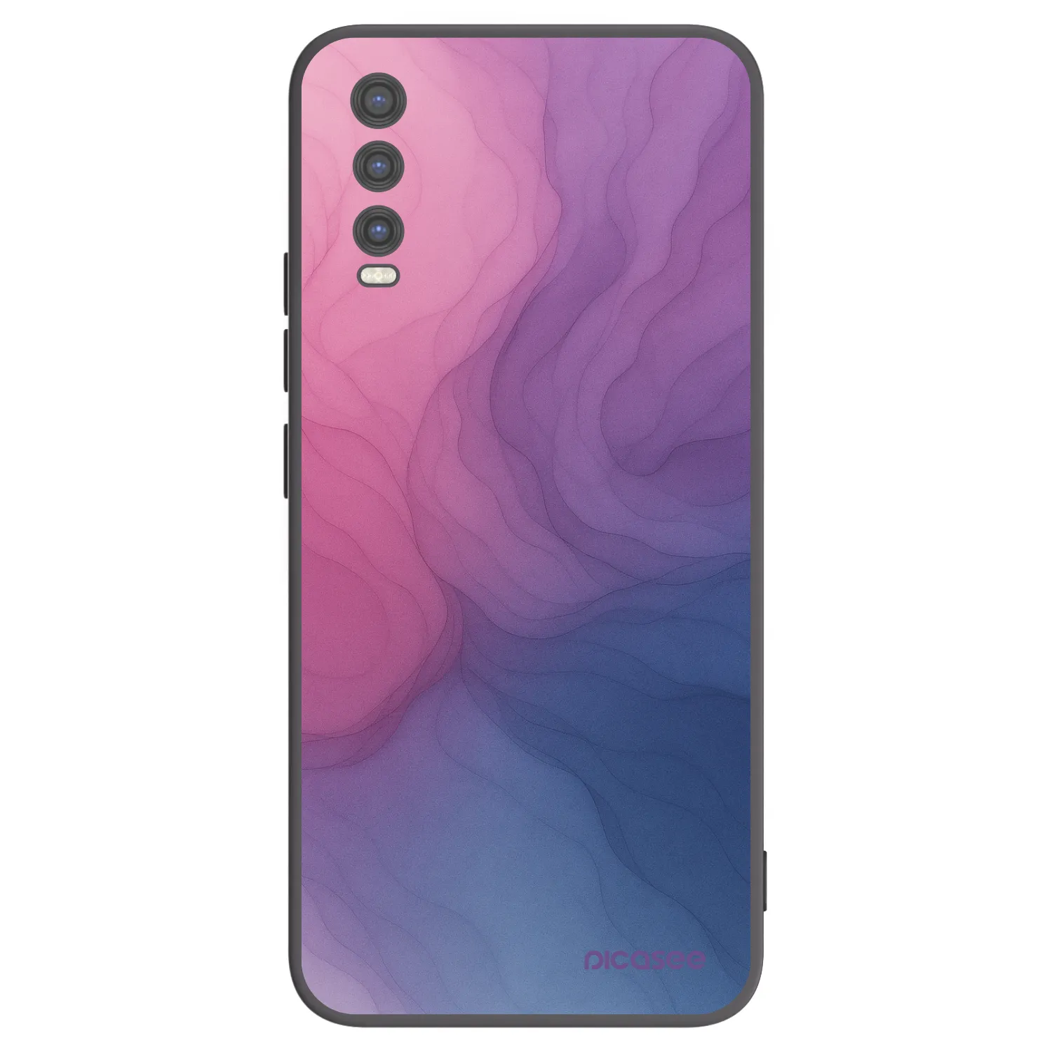 Picasee silikonový černý obal pro Vivo Y20s - Silk