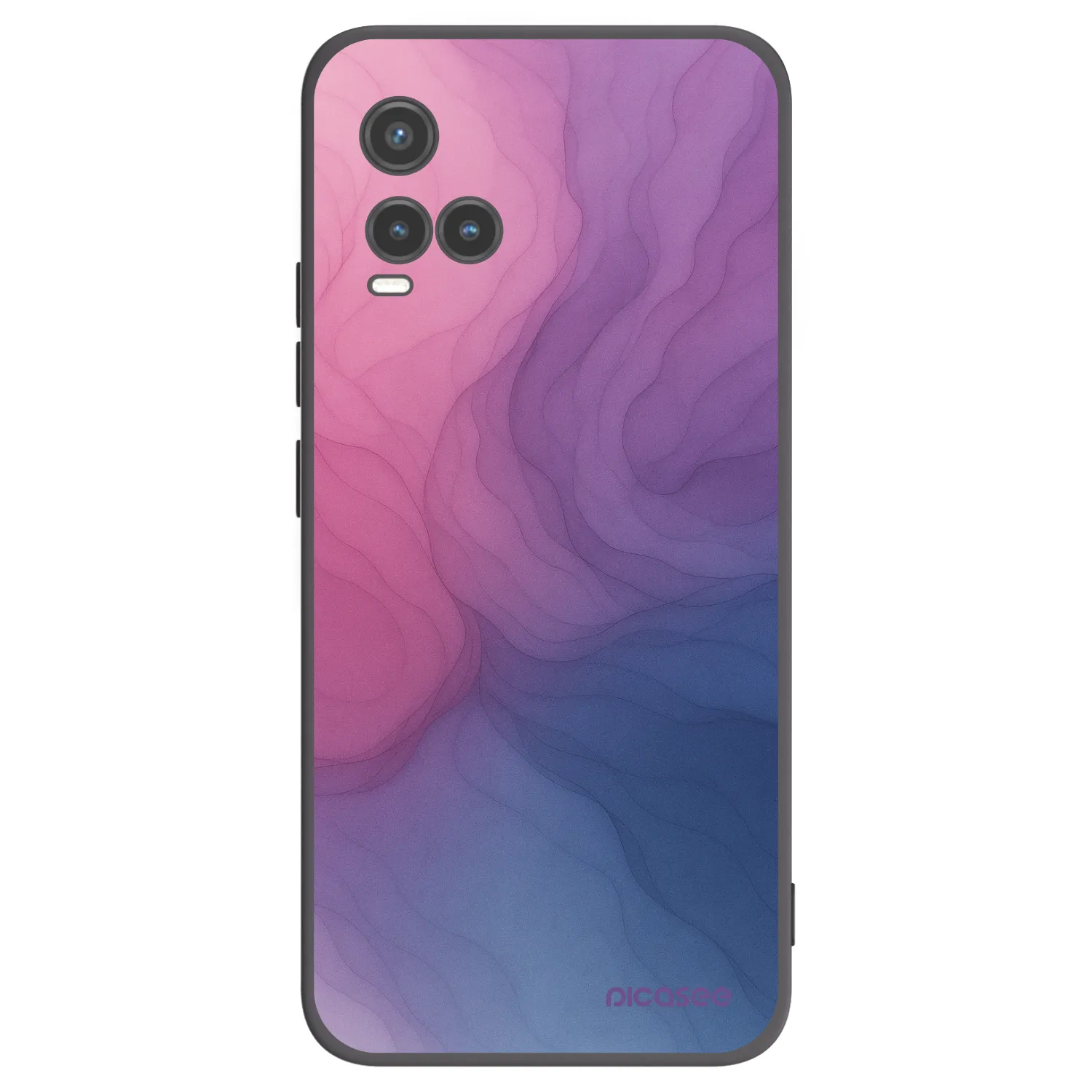 Picasee silikonový černý obal pro Vivo Y33s - Silk