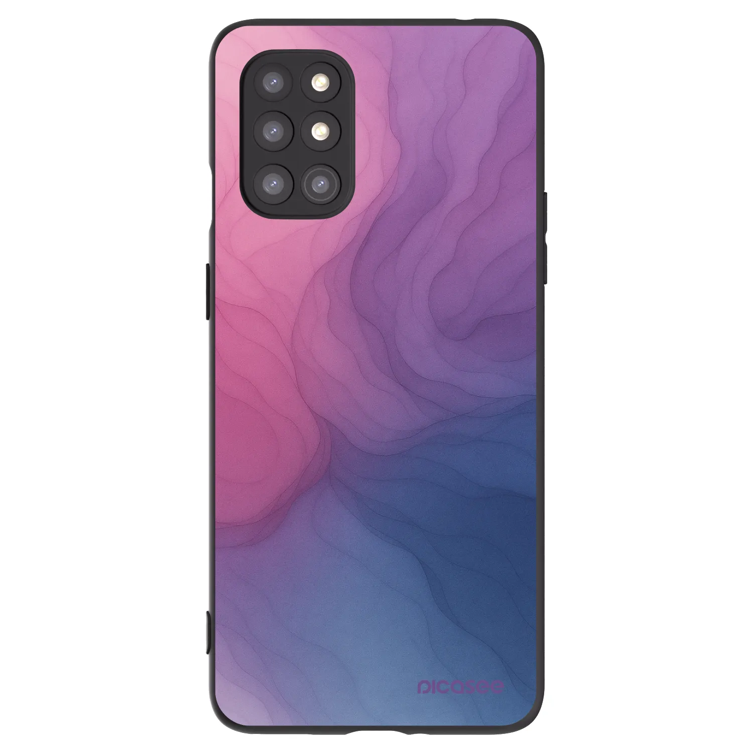 Picasee silikonový černý obal pro OnePlus 8T - Silk