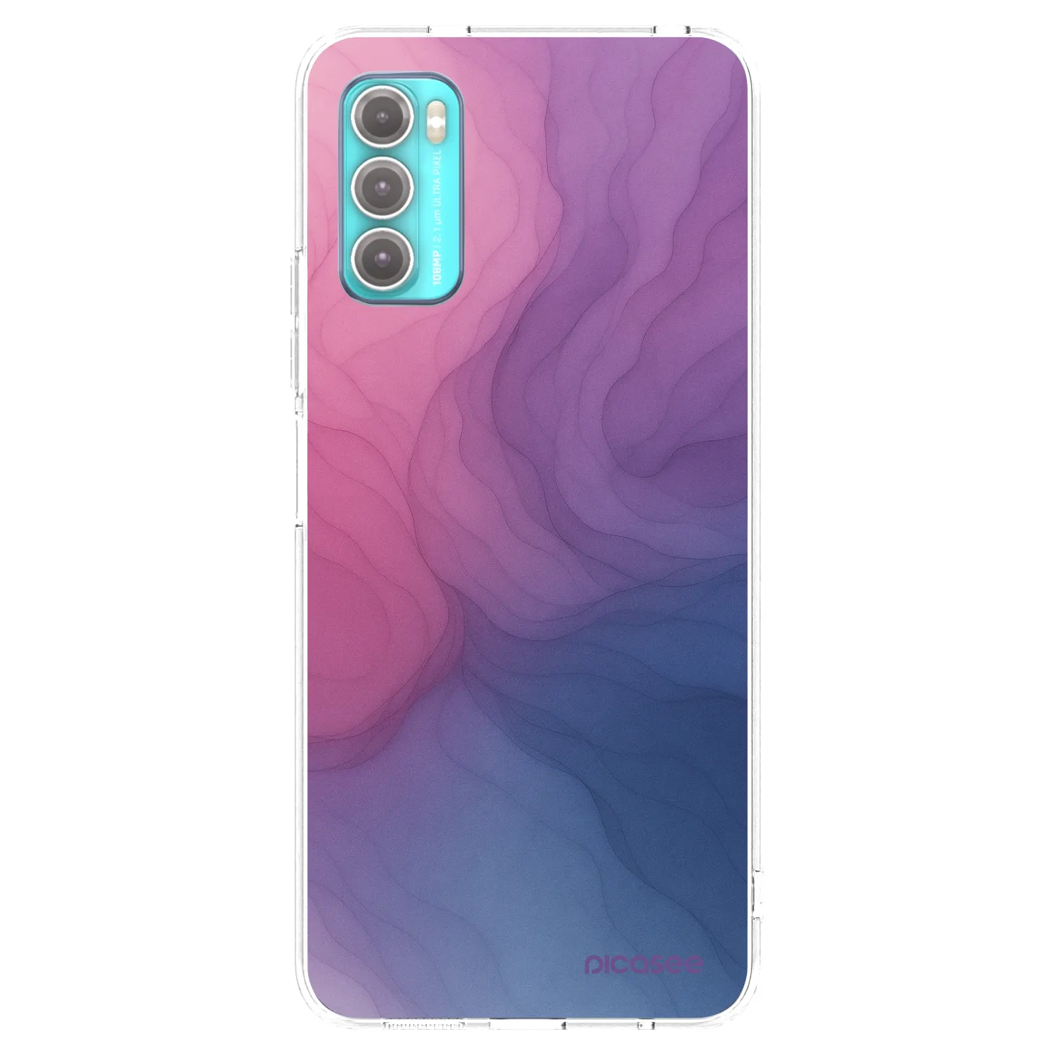 Picasee silikonový průhledný obal pro Motorola Moto G60 - Silk