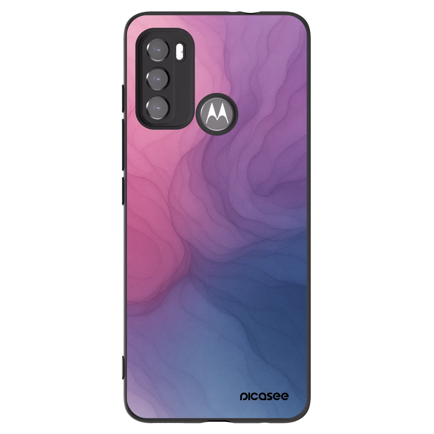 Picasee silikonový černý obal pro Motorola Moto G60 - Silk