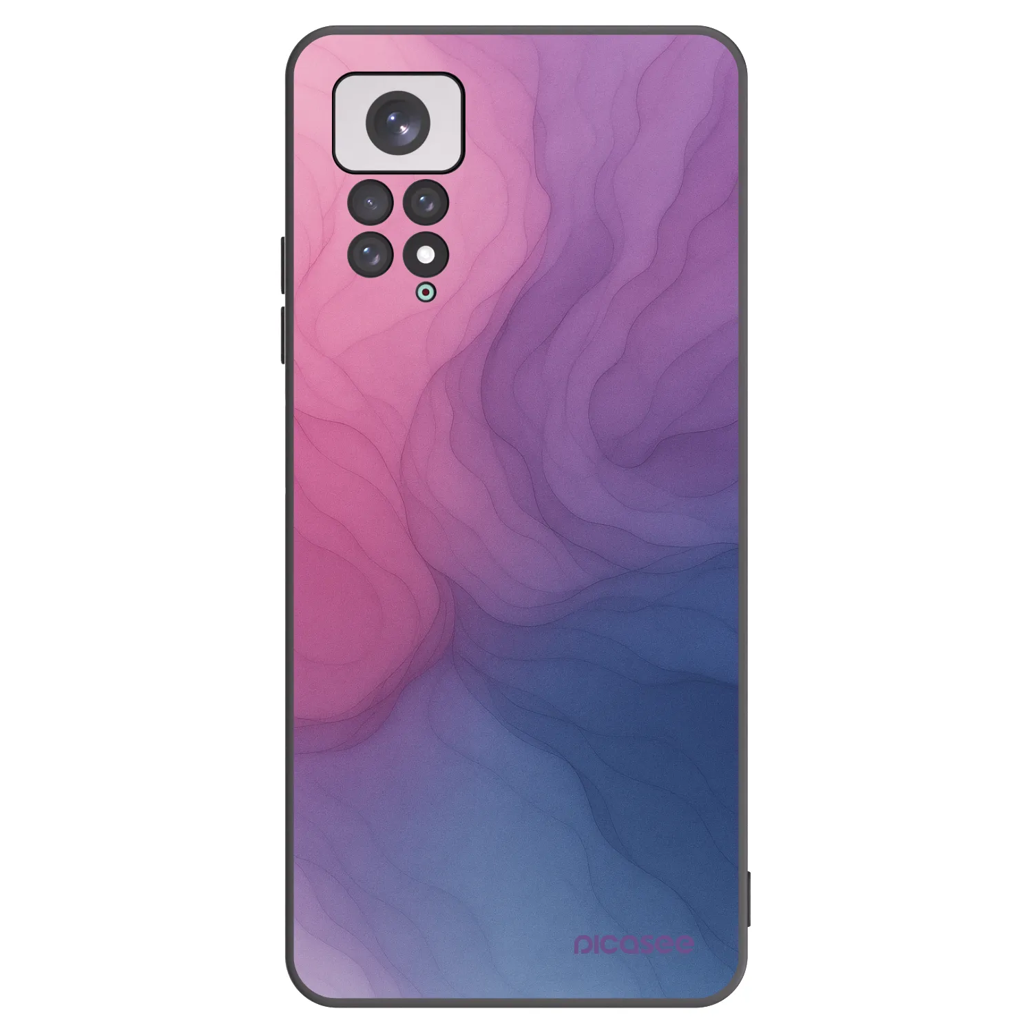 Picasee silikonový černý obal pro Xiaomi Redmi Note 11 - Silk