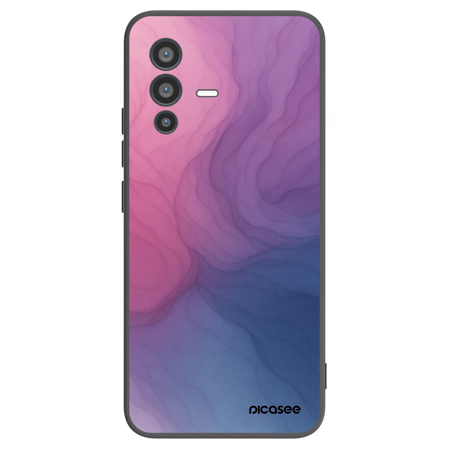 Picasee silikonový černý obal pro Vivo V23 5G - Silk