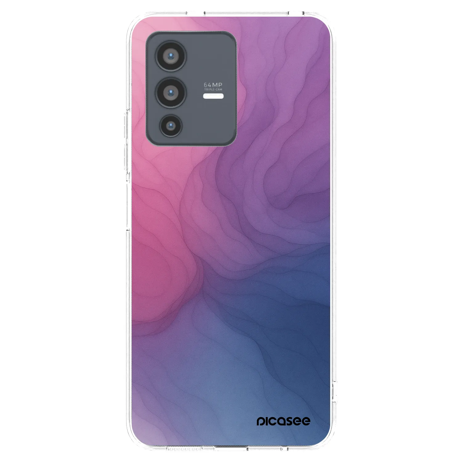 Picasee silikonový průhledný obal pro Vivo V23 5G - Silk