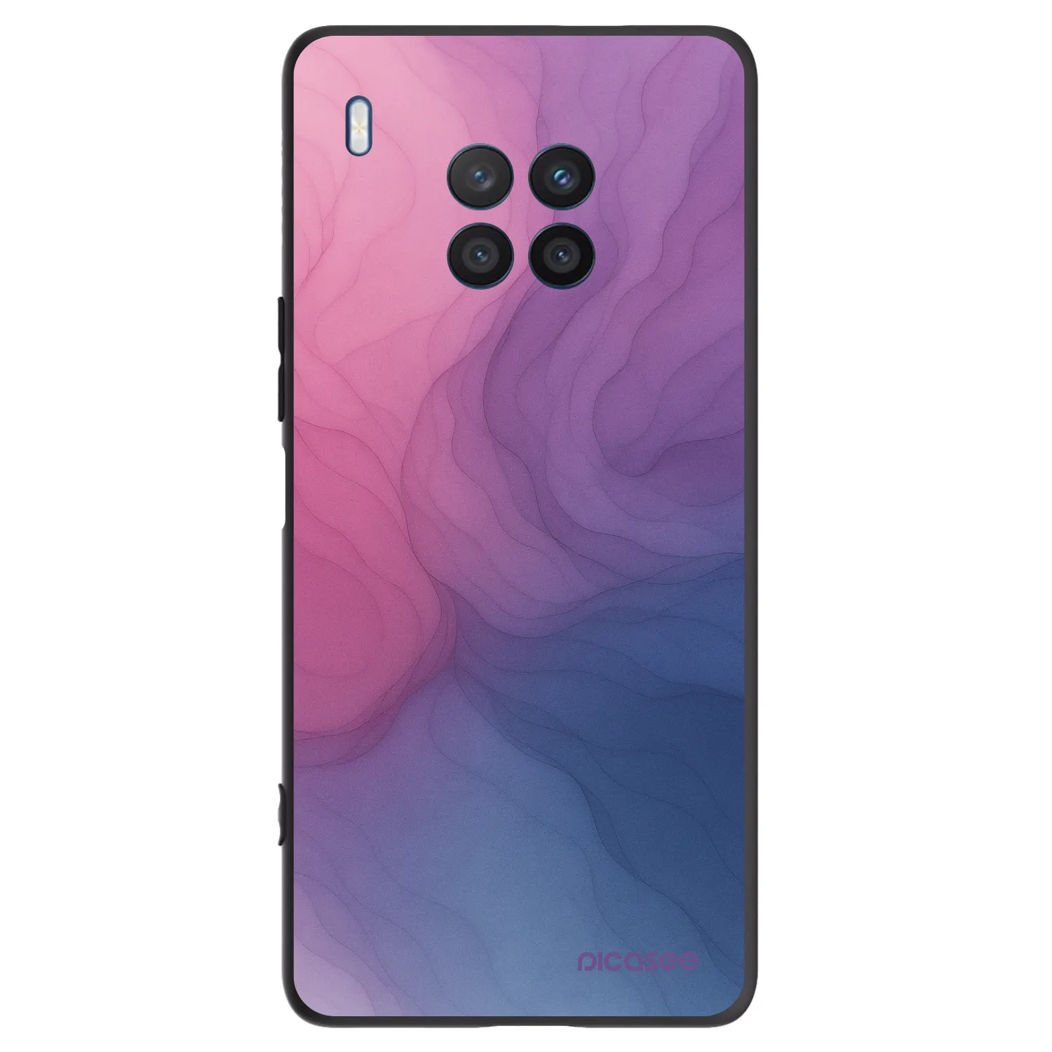 Picasee silikonový černý obal pro Honor 50 Lite - Silk