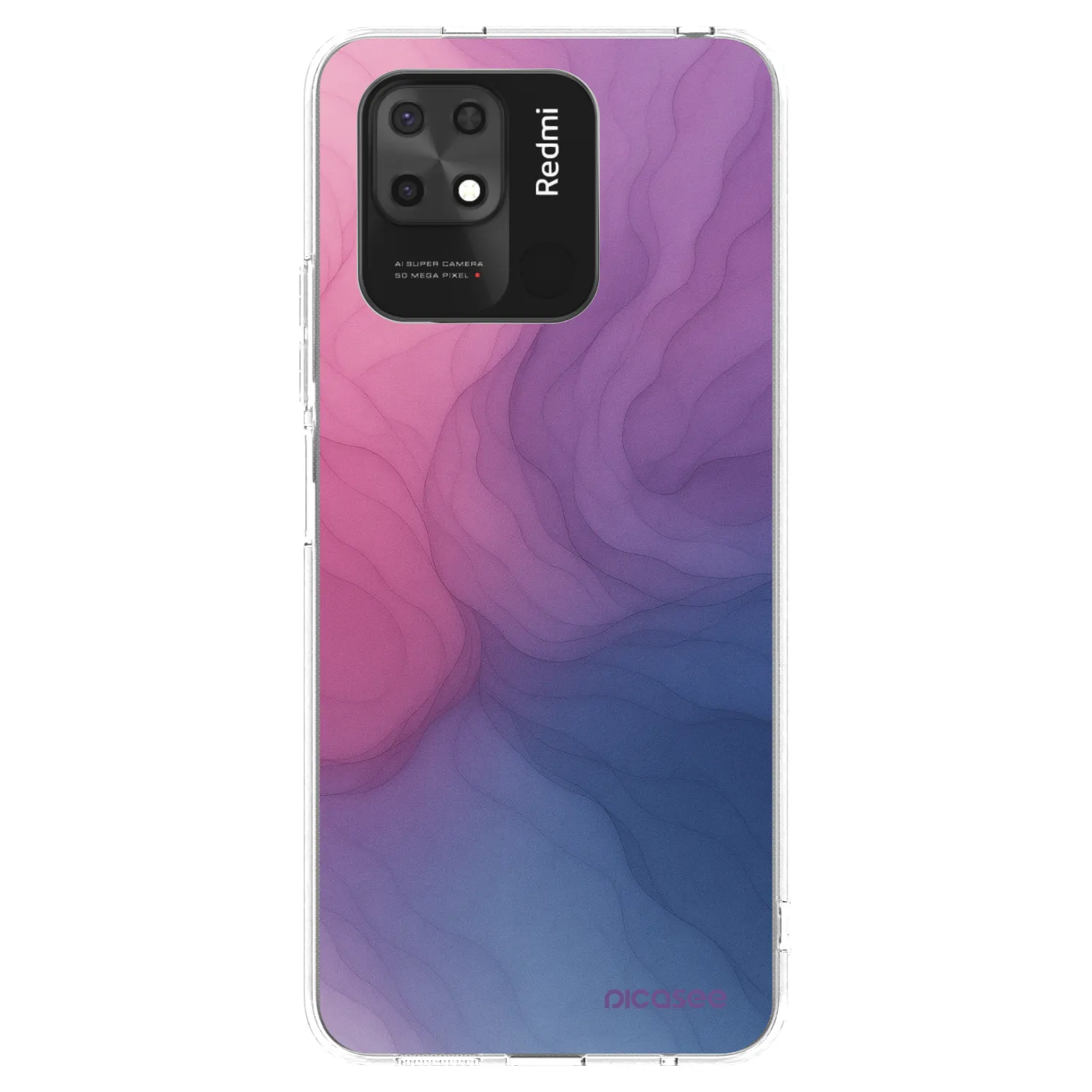 Picasee silikonový průhledný obal pro Xiaomi Redmi 10C - Silk