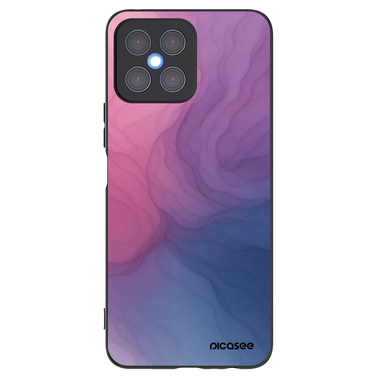 Picasee silikonový černý obal pro Honor X8 4G - Silk