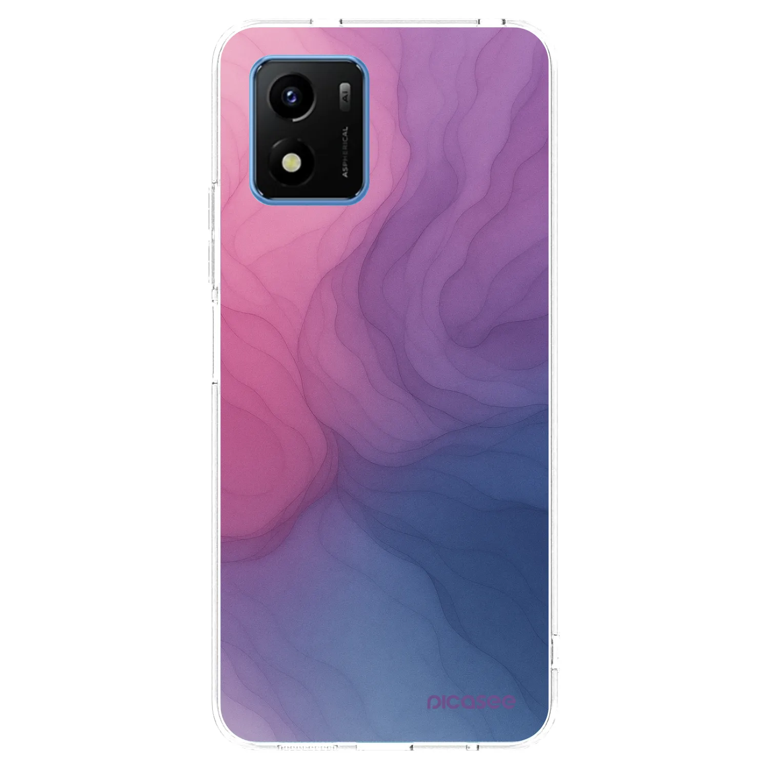 Picasee silikonový průhledný obal pro Vivo Y01 - Silk