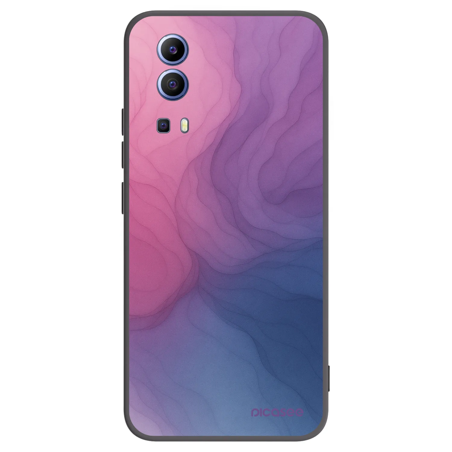 Picasee silikonový černý obal pro Vivo Y52 5G - Silk