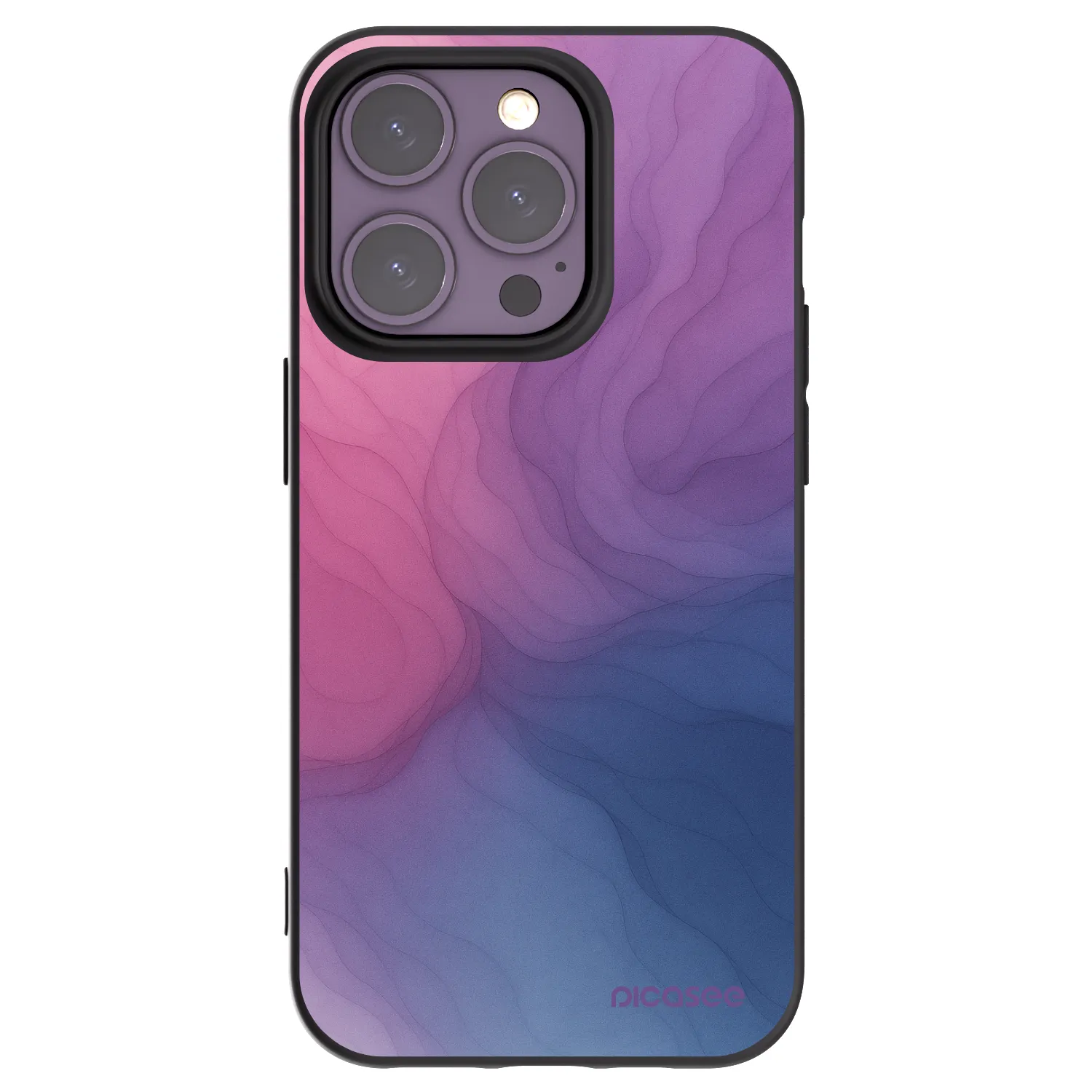 Picasee silikonový černý obal pro Apple iPhone 14 Pro - Silk