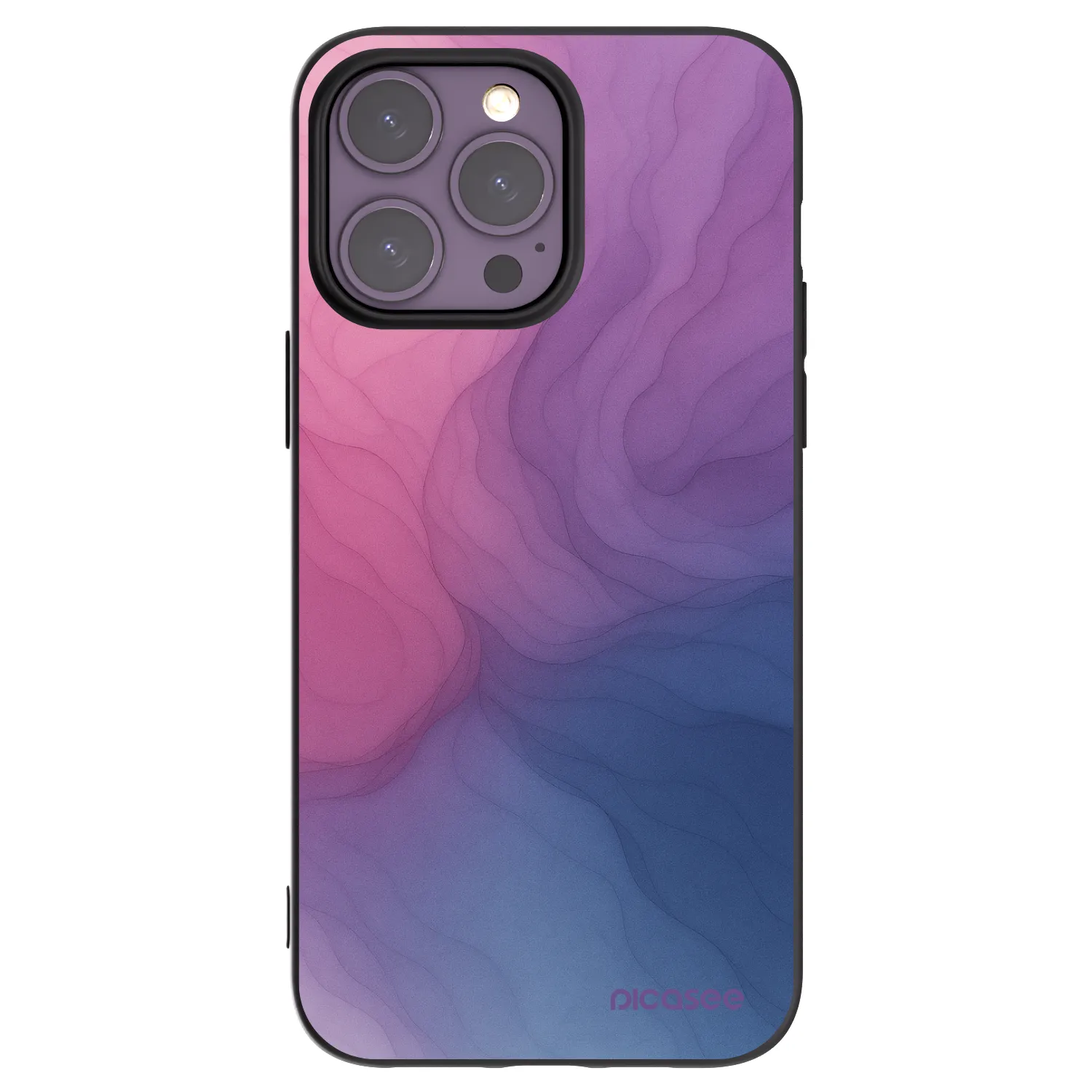 Picasee silikonový černý obal pro Apple iPhone 14 Pro Max - Silk