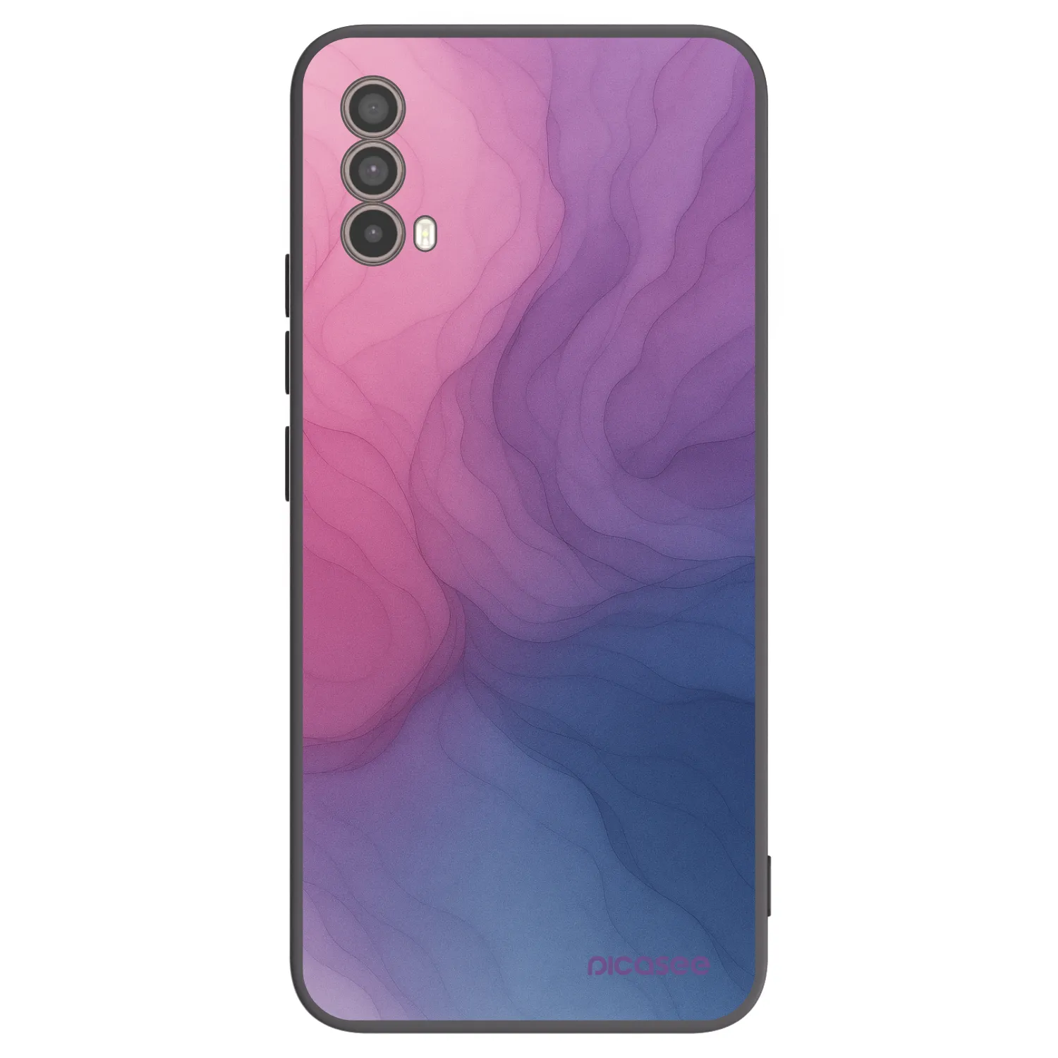 Picasee silikonový černý obal pro Motorola Moto E40 - Silk
