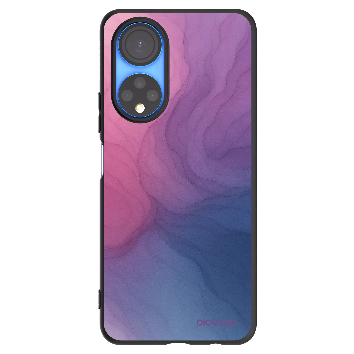 Picasee silikonový černý obal pro Honor X7 - Silk