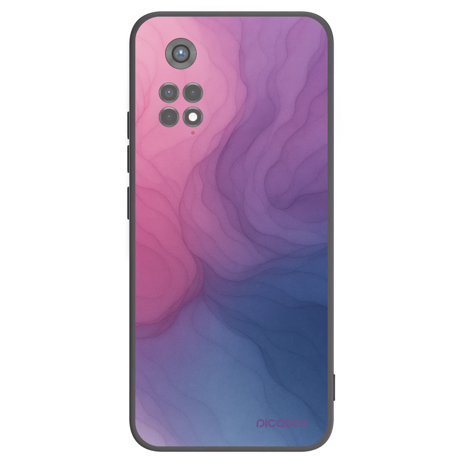 Picasee silikonový černý obal pro Xiaomi Redmi Note 11S 5G - Silk