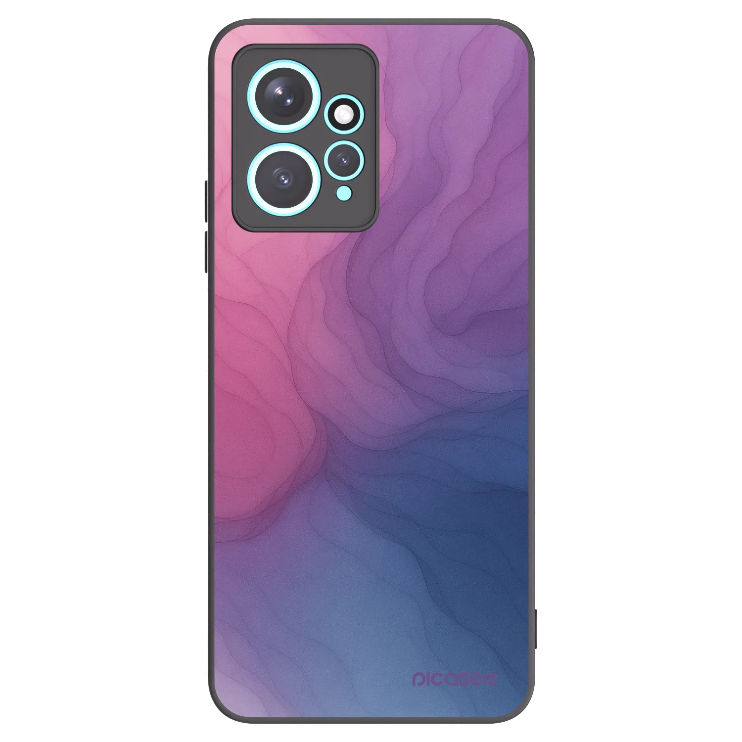 Picasee silikonový černý obal pro Xiaomi Redmi Note 12 4G - Silk