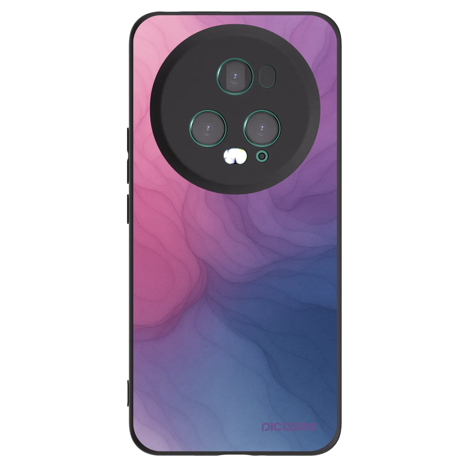 Picasee silikonový černý obal pro Honor Magic5 Pro - Silk