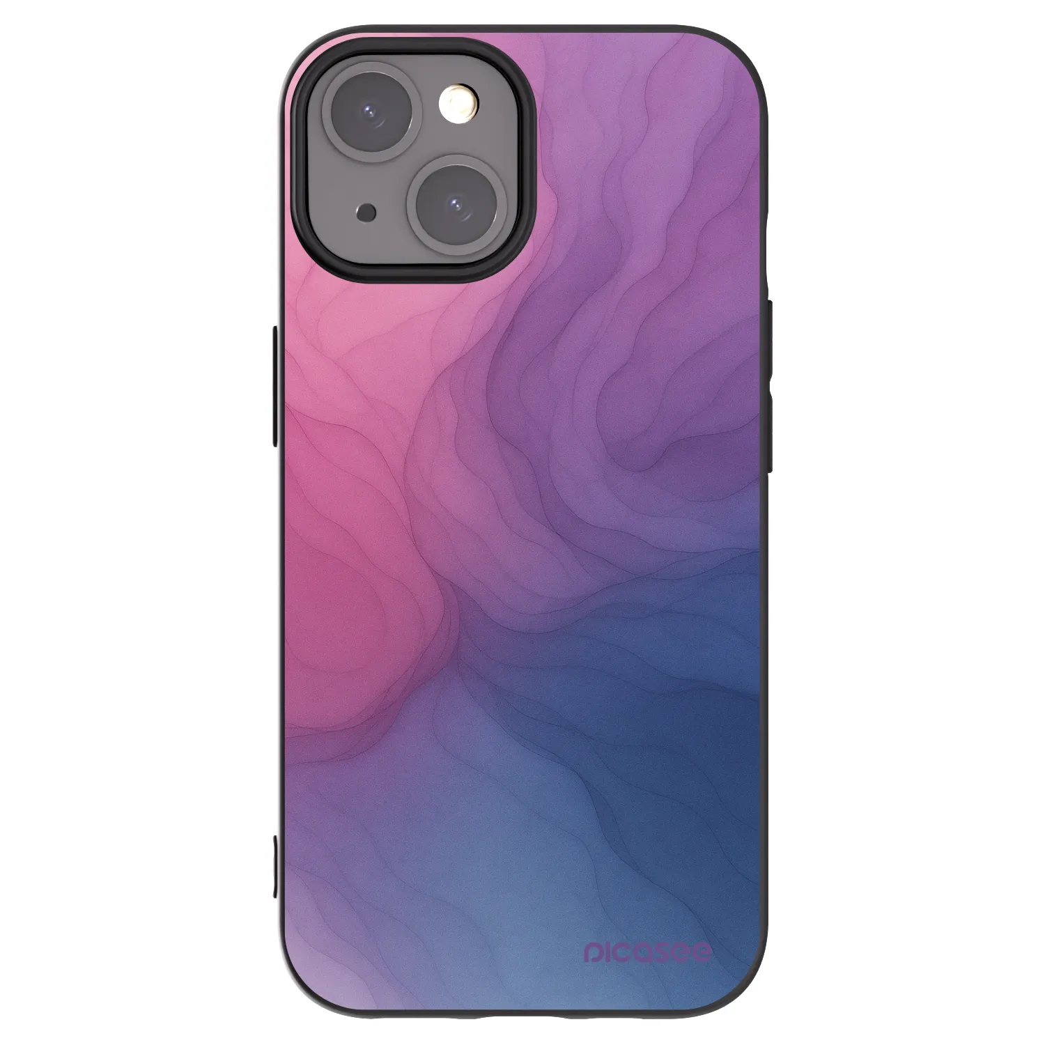 Picasee silikonový černý obal pro Apple iPhone 15 - Silk