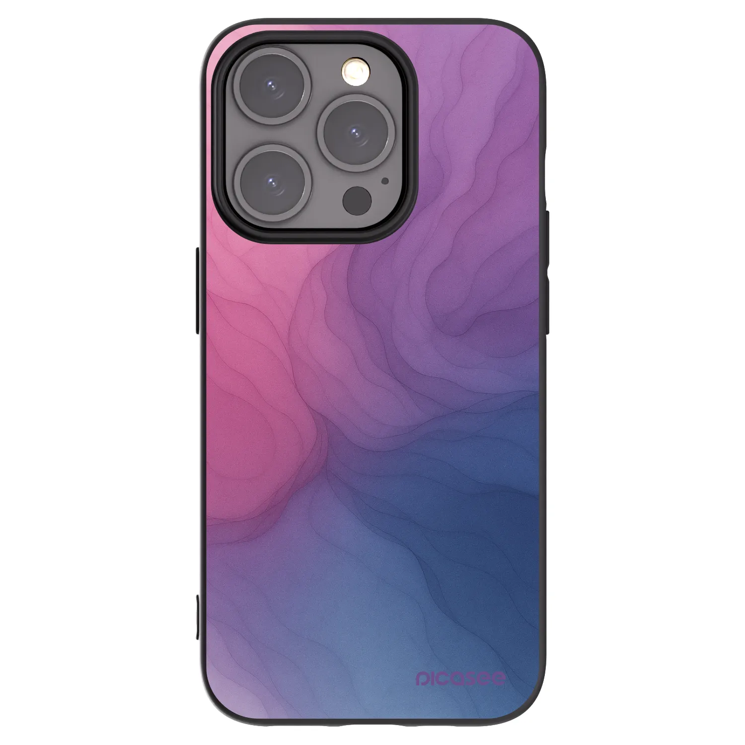 Picasee silikonový černý obal pro Apple iPhone 15 Pro - Silk