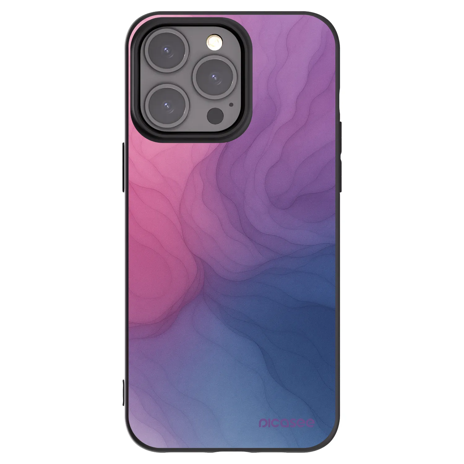 Picasee silikonový černý obal pro Apple iPhone 15 Pro Max - Silk