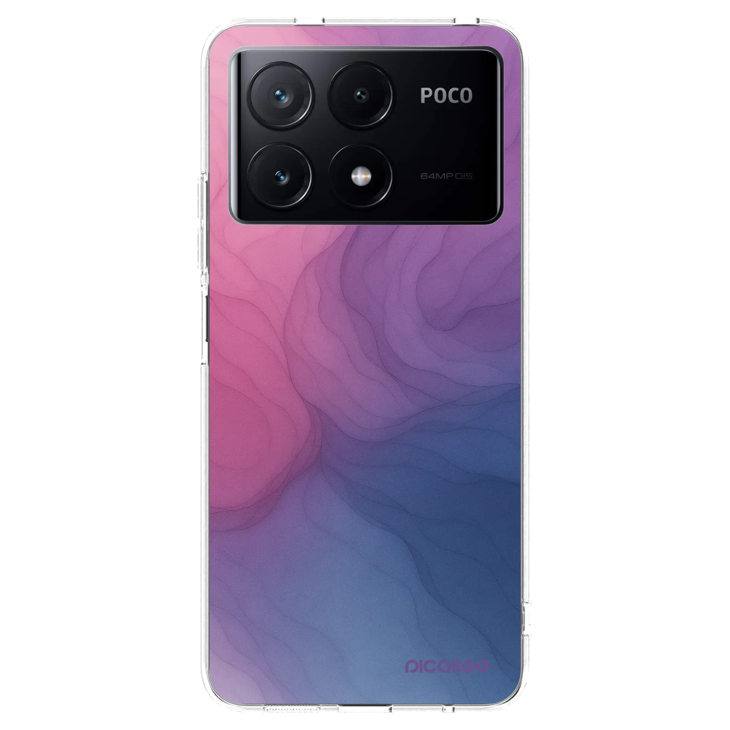 Picasee silikonový průhledný obal pro Xiaomi Poco X6 Pro - Silk