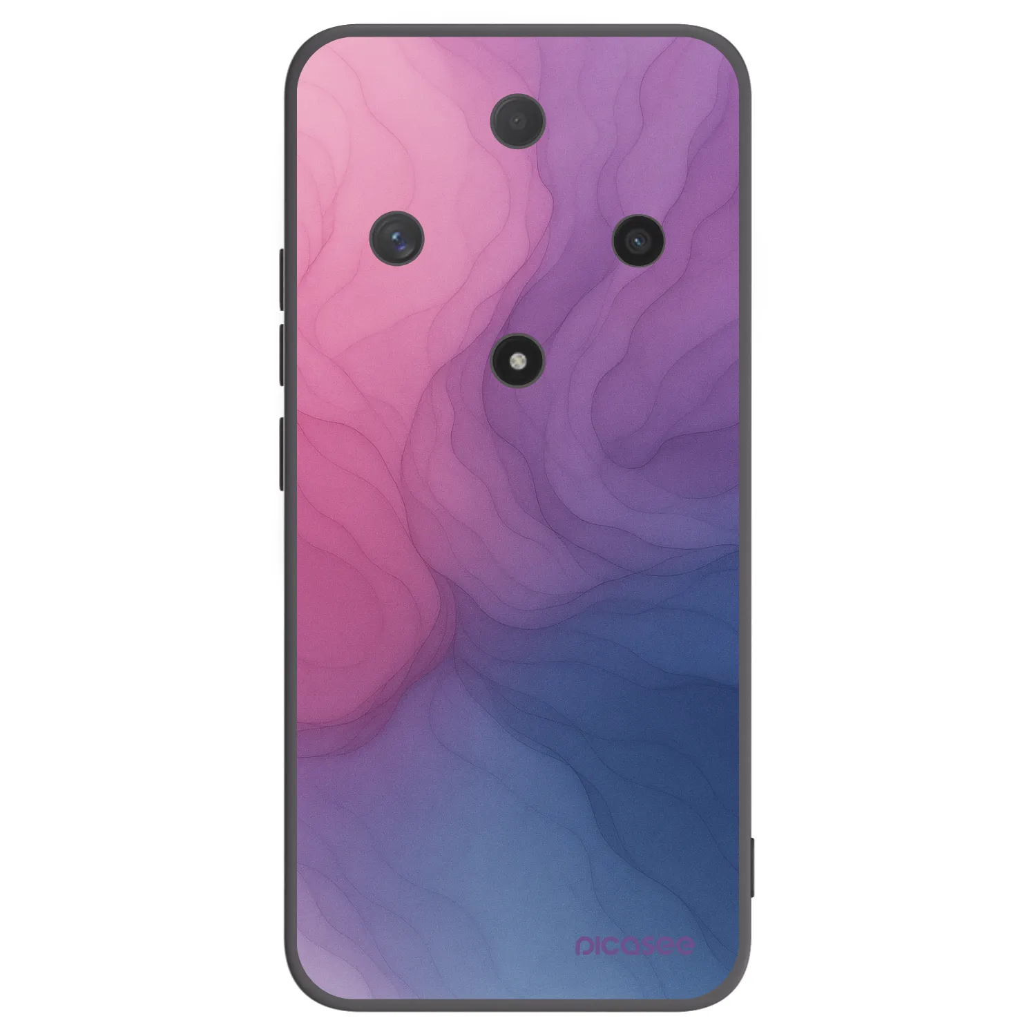 Picasee silikonový černý obal pro Honor Magic6 Lite 5G - Silk